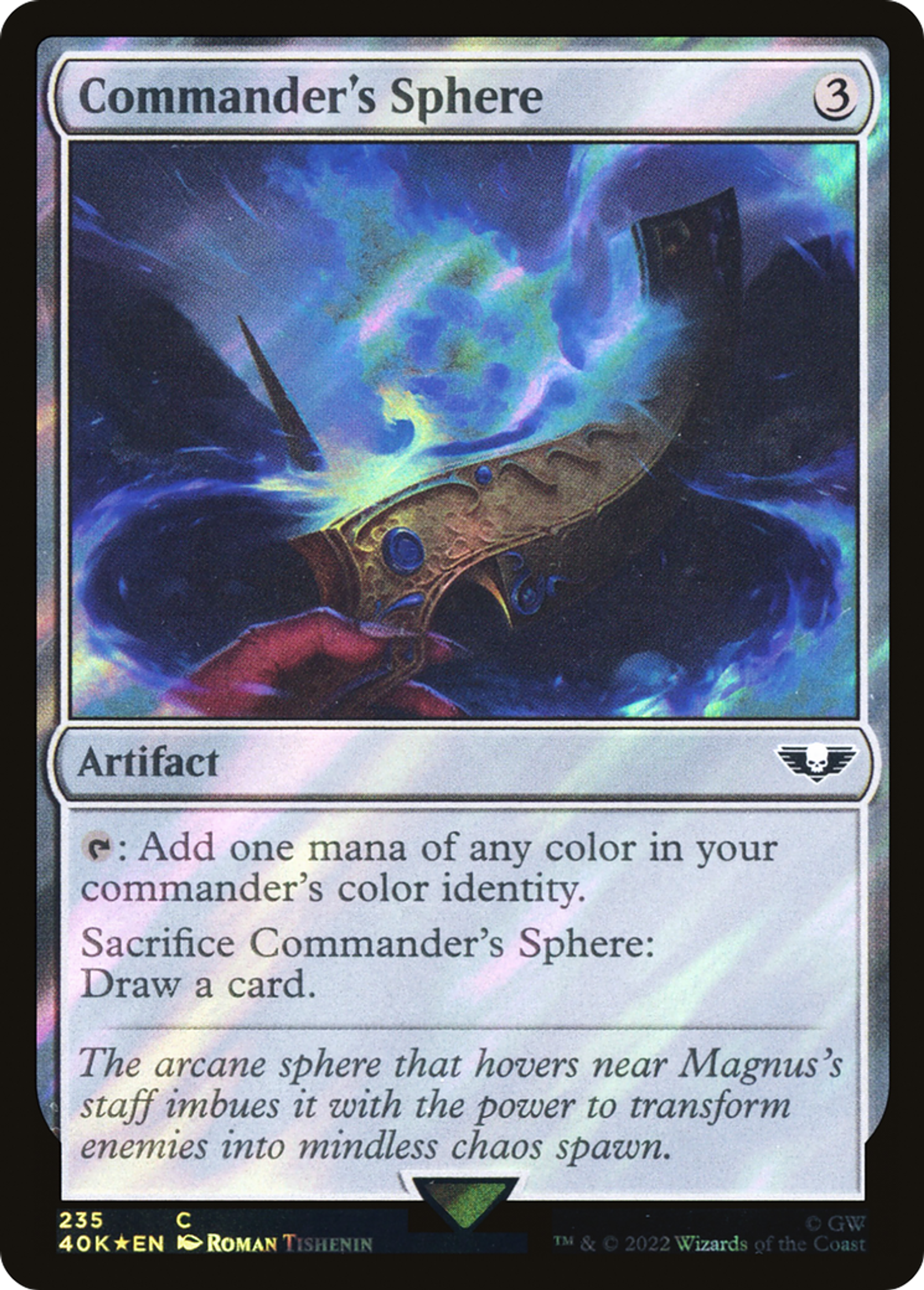Sphère du commandant — Warhammer 40,000 Commander — Magic: The Gathering