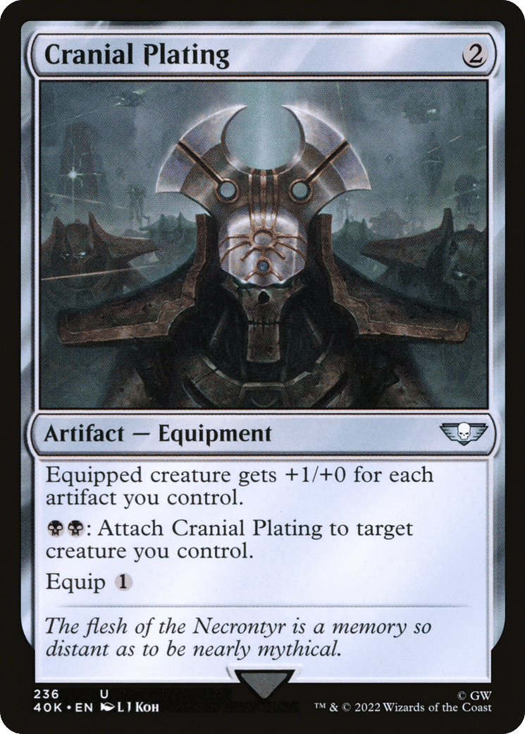 Cranial Plating — Warhammer 40,000 Commander — Magic: The Gathering