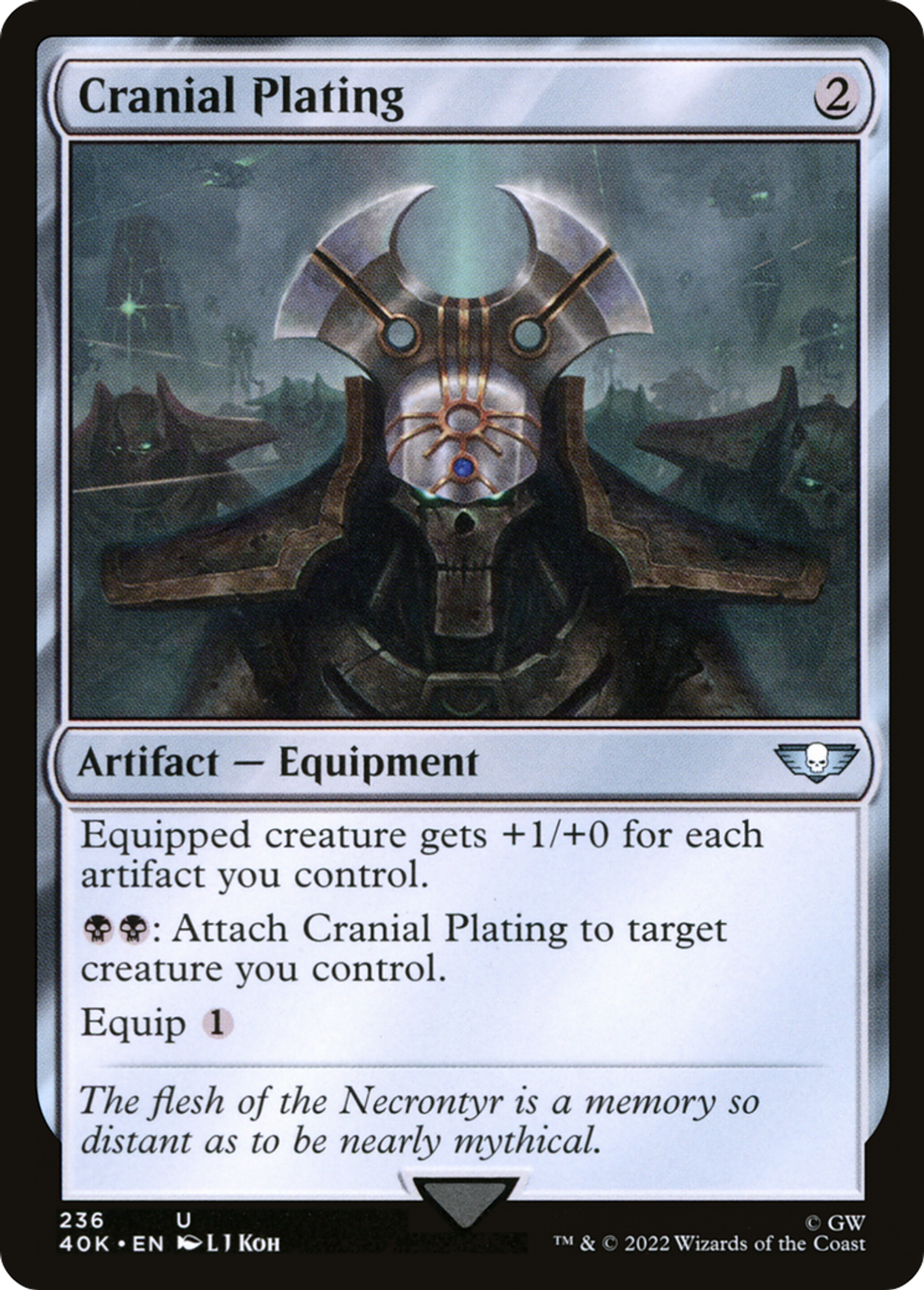Blindage crânien — Warhammer 40,000 Commander — Magic: The Gathering