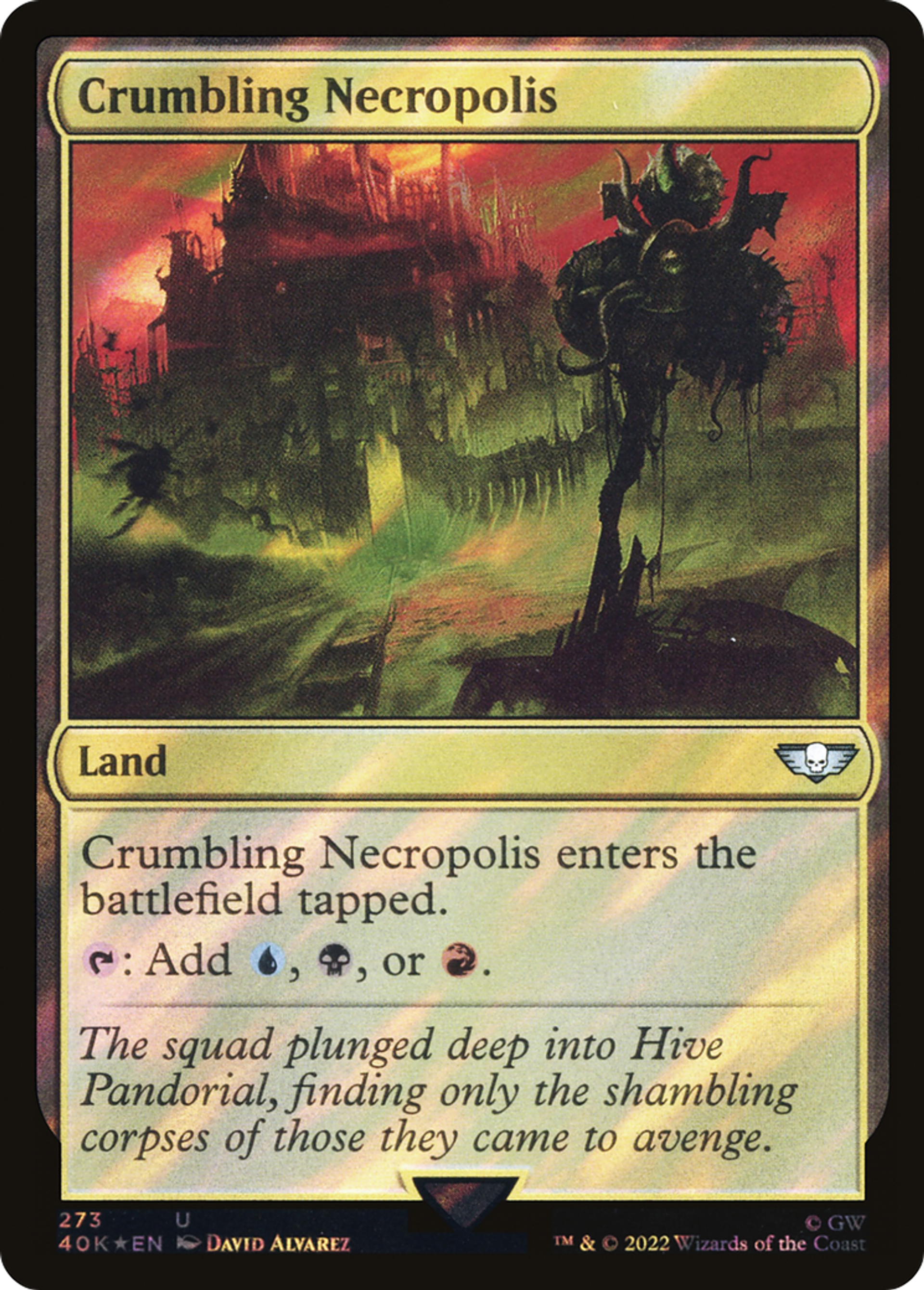 Nécropole croulante — Warhammer 40,000 Commander — Magic: The Gathering