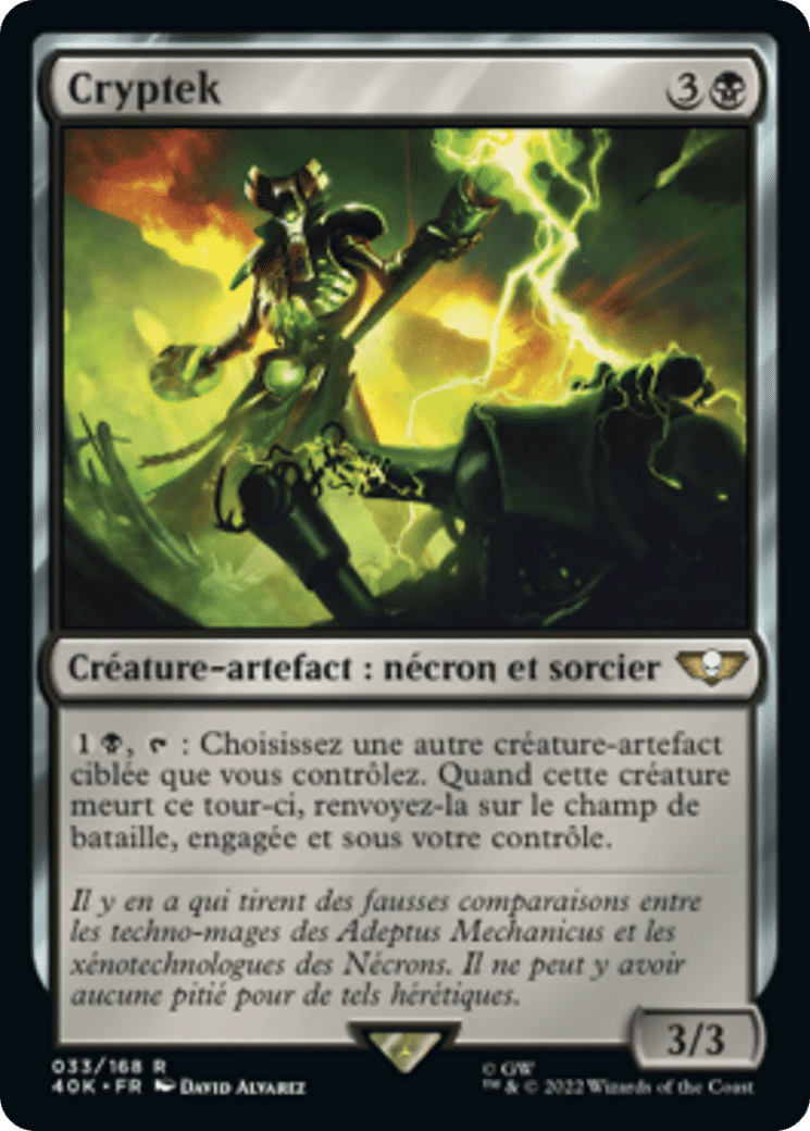 Cryptek — Warhammer 40,000 Commander — Magic: The Gathering