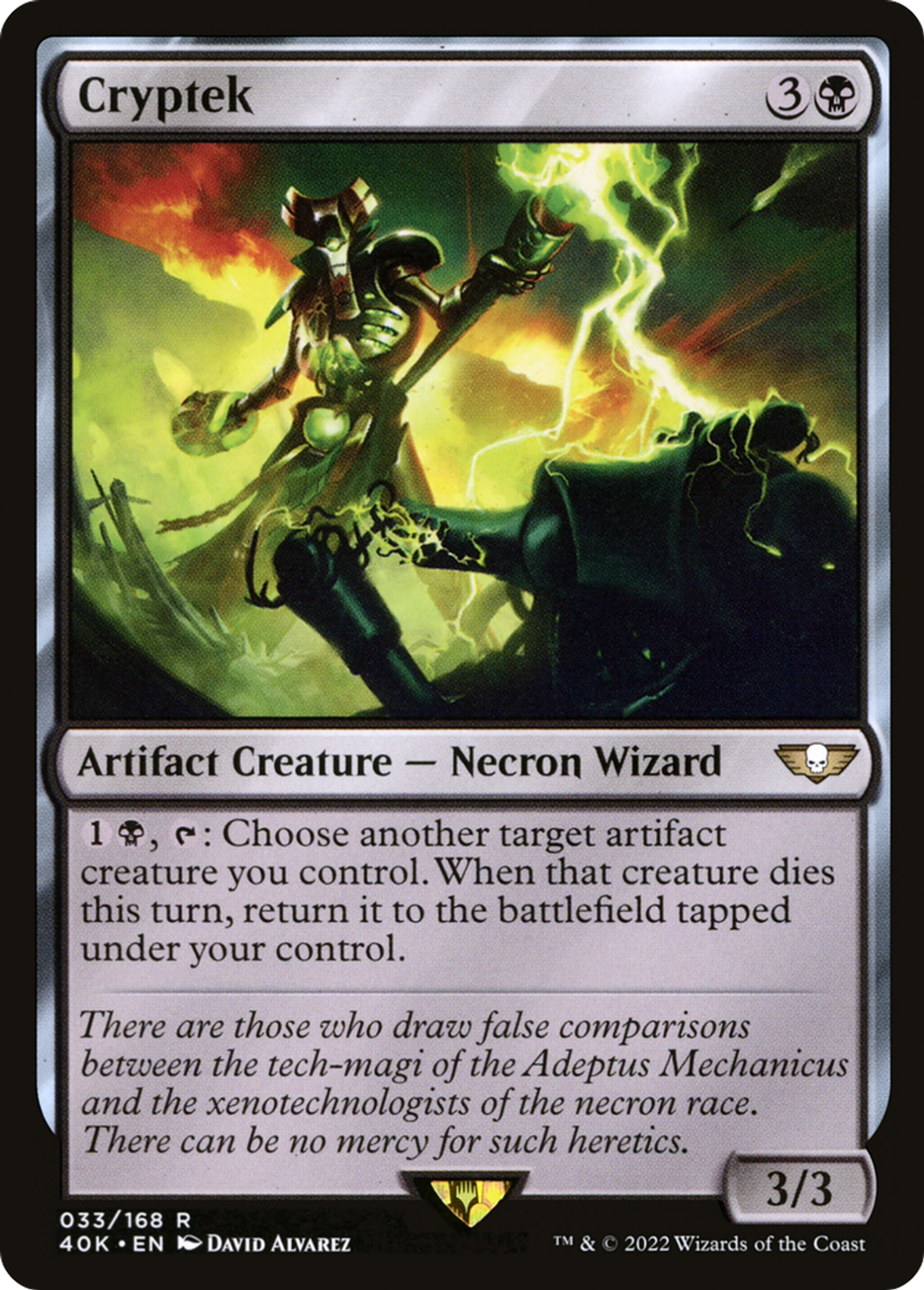 Cryptek — Warhammer 40,000 Commander — Magic: The Gathering