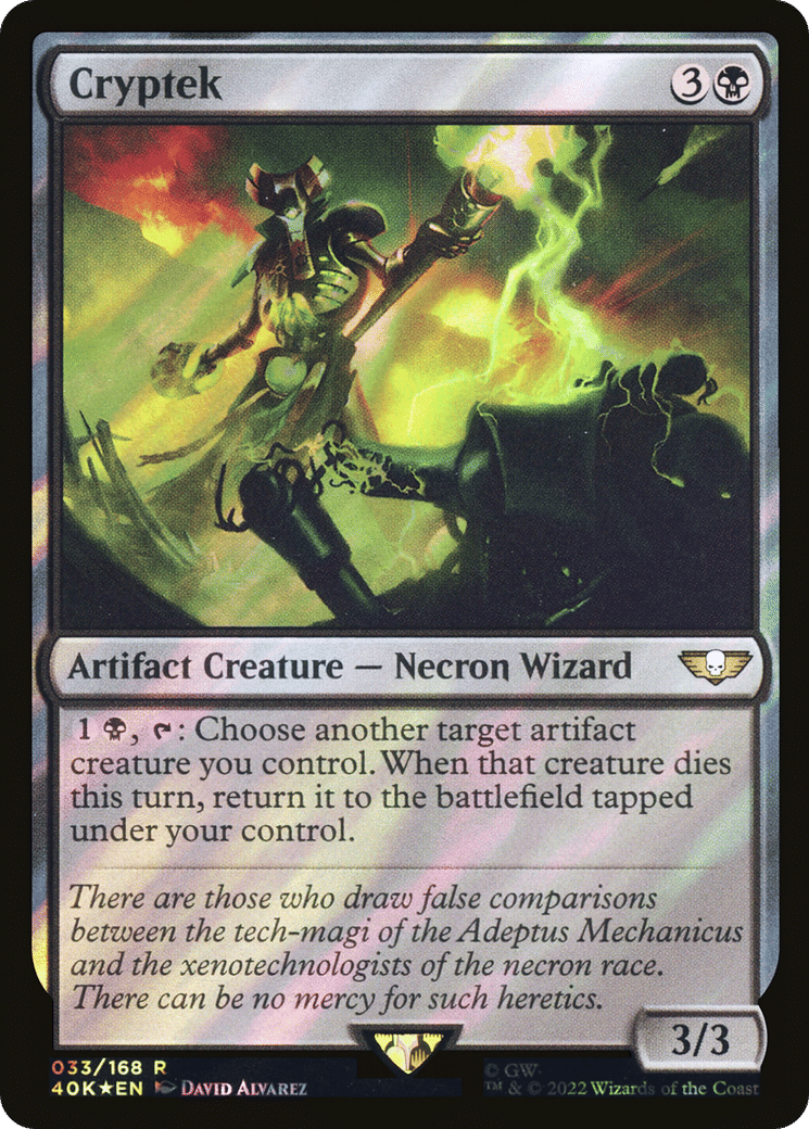 Cryptek — Warhammer 40,000 Commander — Magic: The Gathering