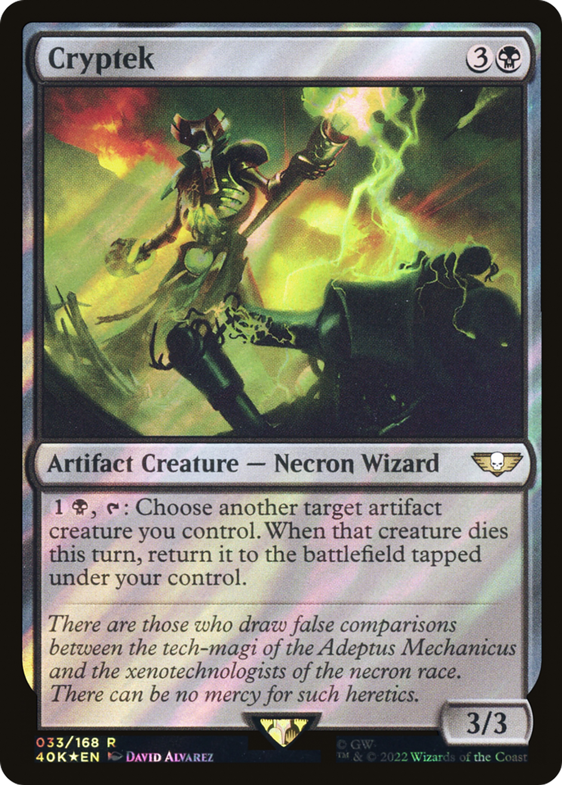Cryptek — Warhammer 40,000 Commander — Magic: The Gathering