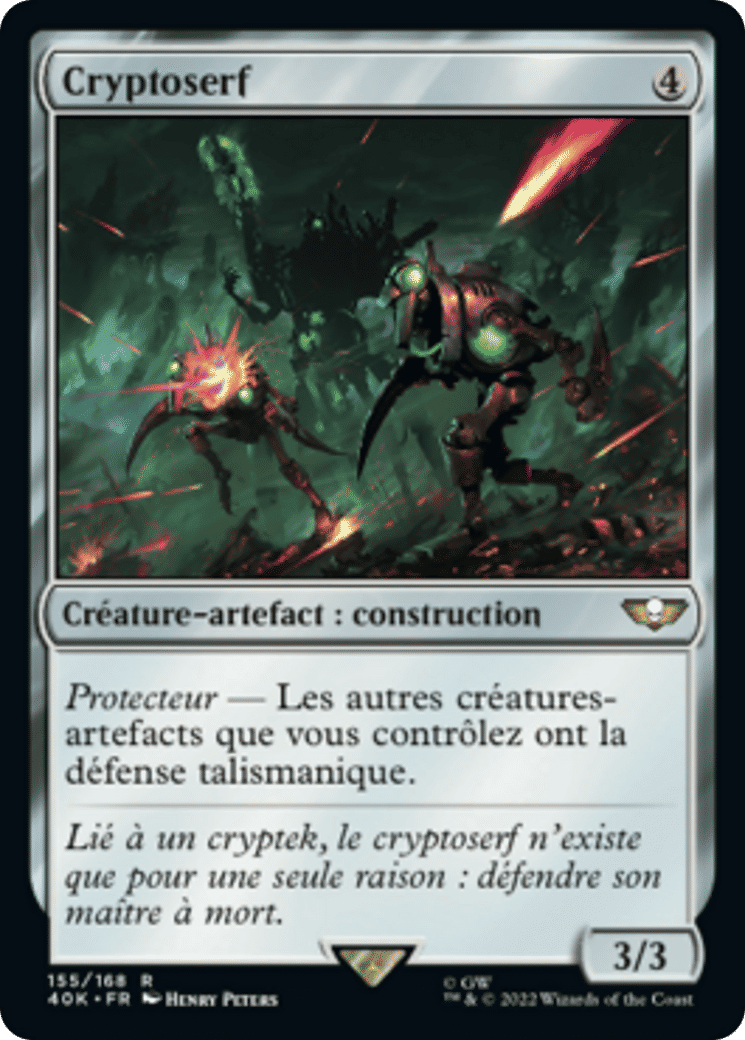 Cryptoserf from Warhammer 40,000 Commander - Magic: The Gathering