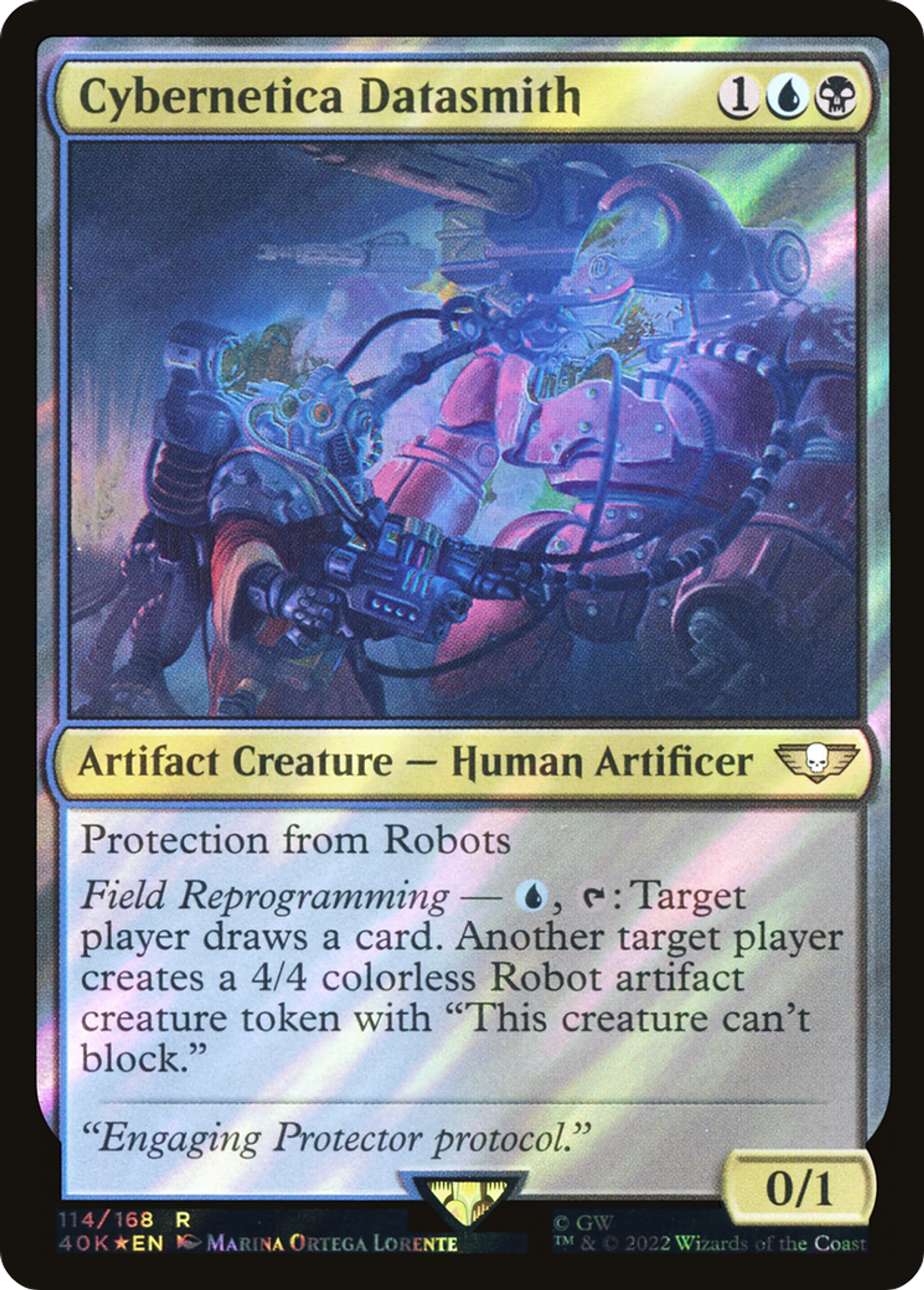 Cybernetica Datasmith — Warhammer 40,000 Commander — Magic: The Gathering