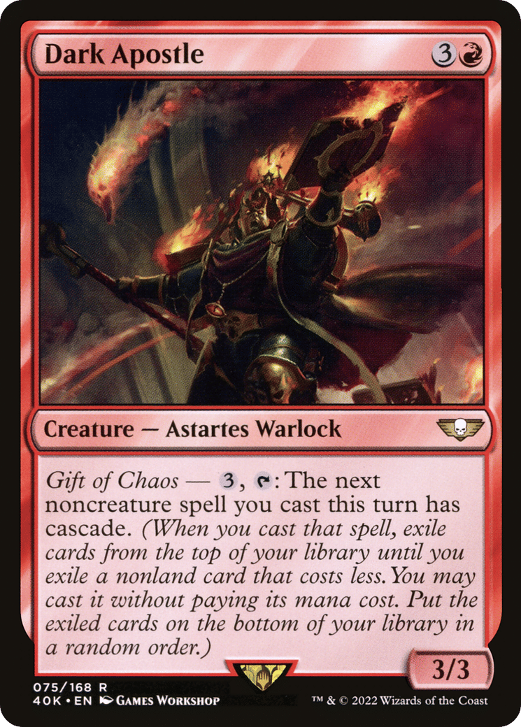 Dark Apostle — Warhammer 40,000 Commander — Magic: The Gathering