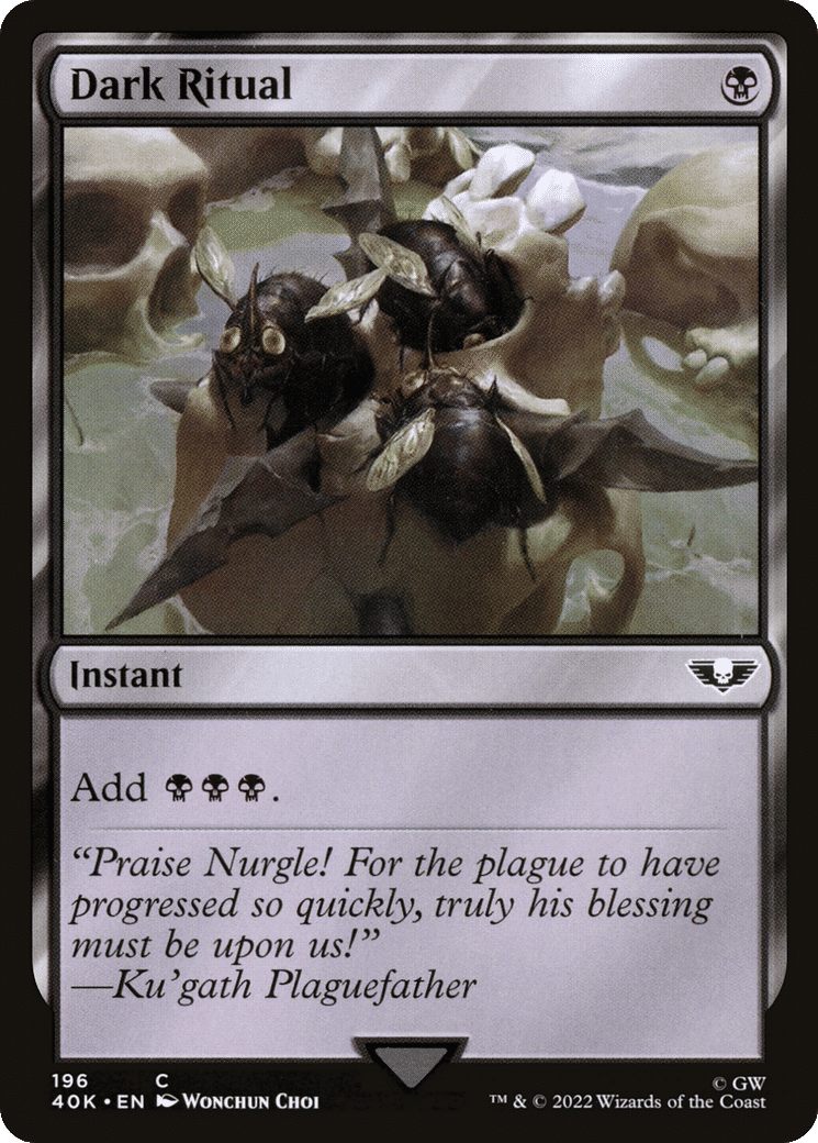 Dark Ritual — Warhammer 40,000 Commander — Magic: The Gathering