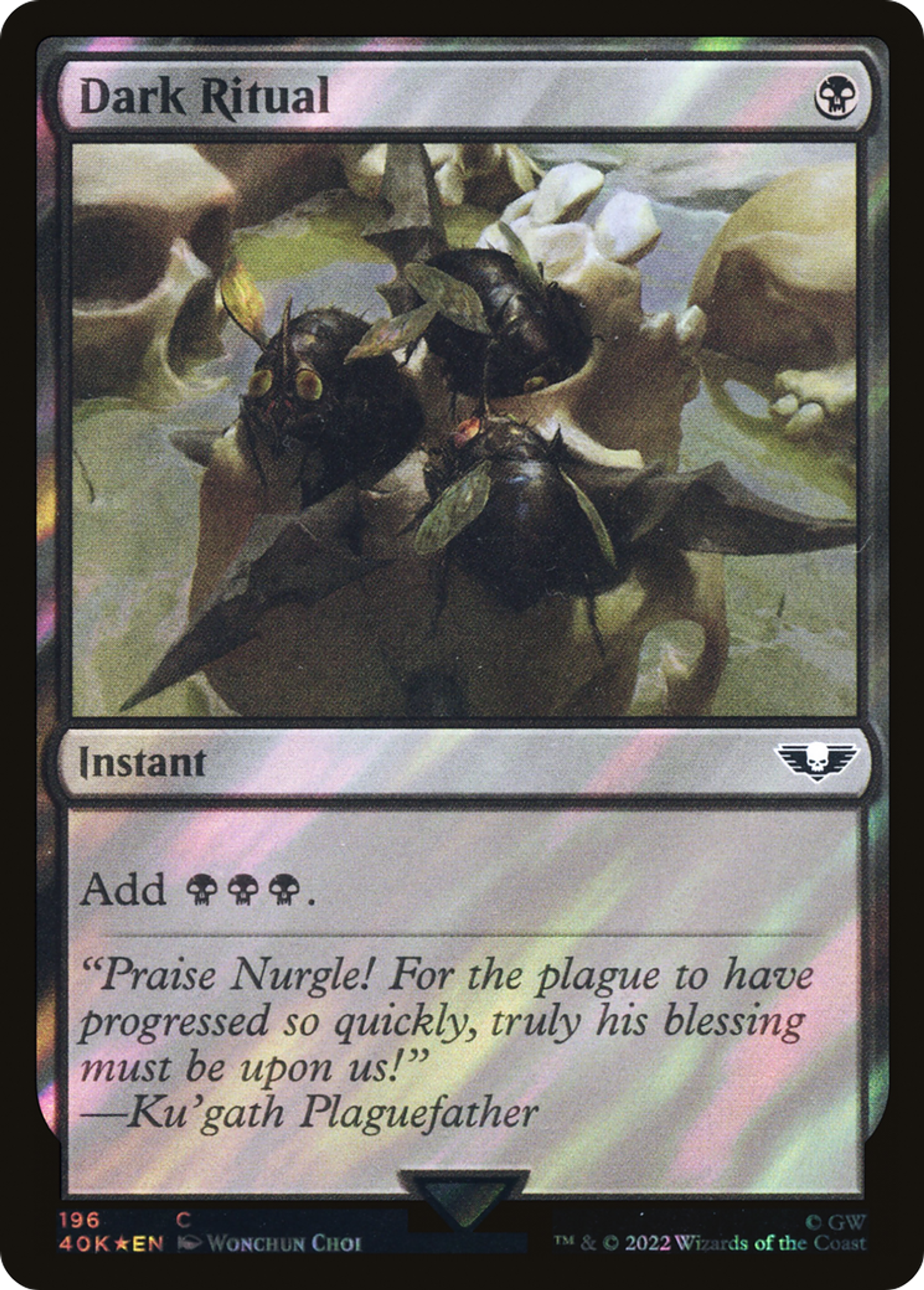 Dark Ritual — Warhammer 40,000 Commander — Magic: The Gathering