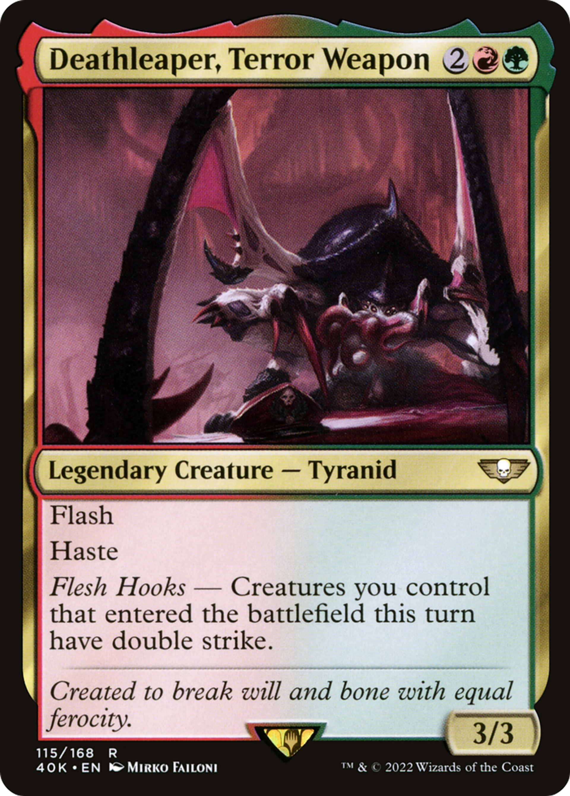 Deathleaper, Terror Weapon — Warhammer 40,000 Commander — Magic: The Gathering