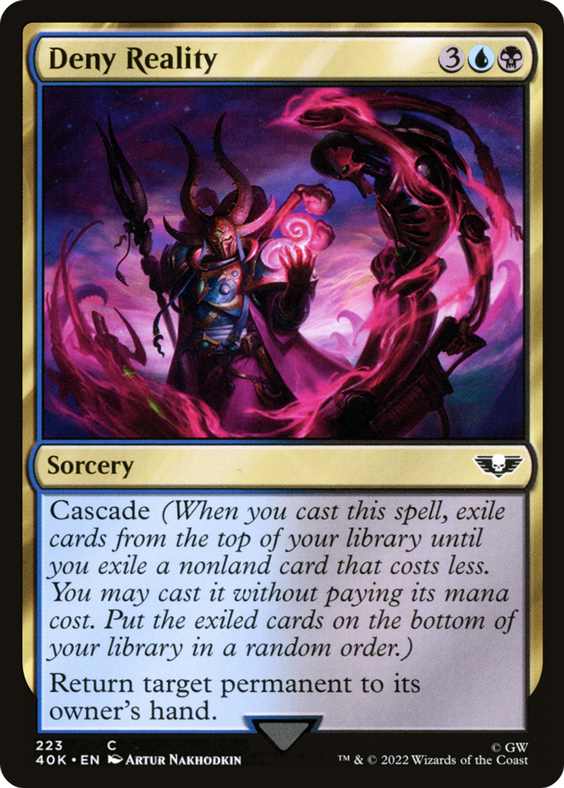 Déni de réalité — Warhammer 40,000 Commander — Magic: The Gathering