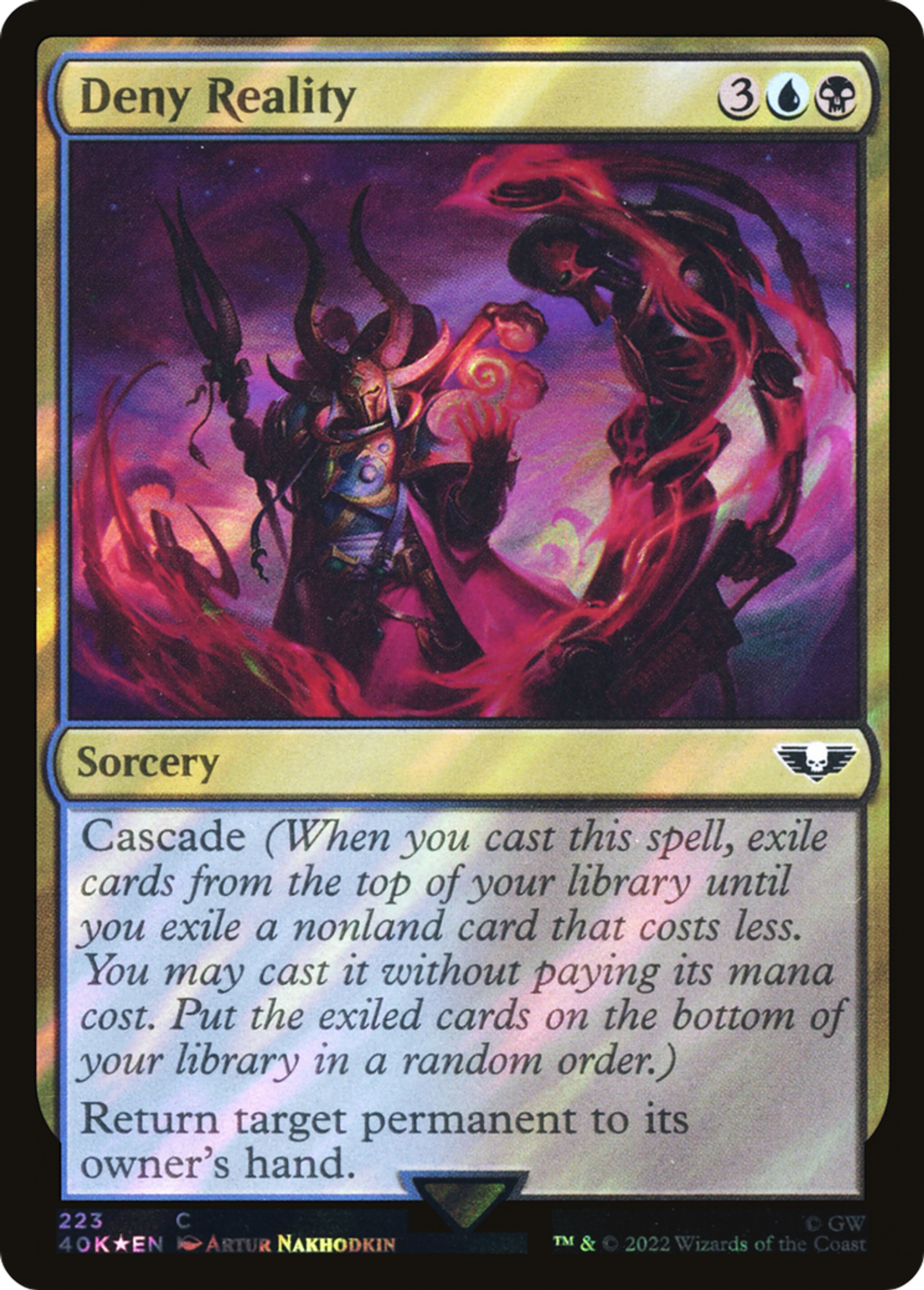 Déni de réalité — Warhammer 40,000 Commander — Magic: The Gathering
