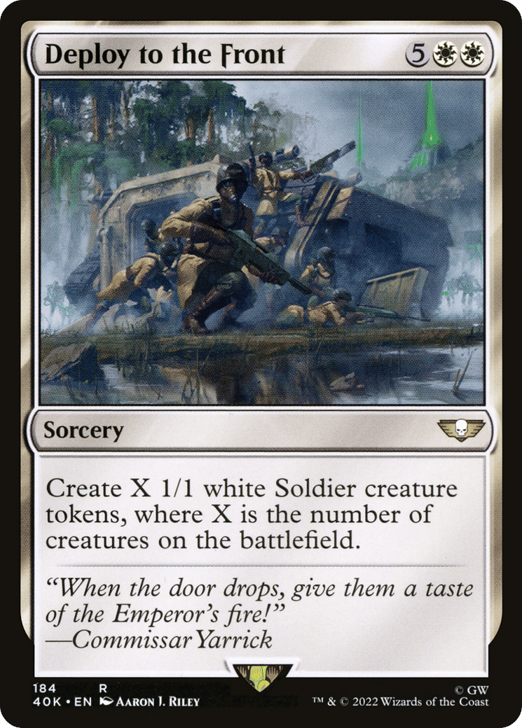 Déploiement au front from Warhammer 40,000 Commander - Magic: The Gathering