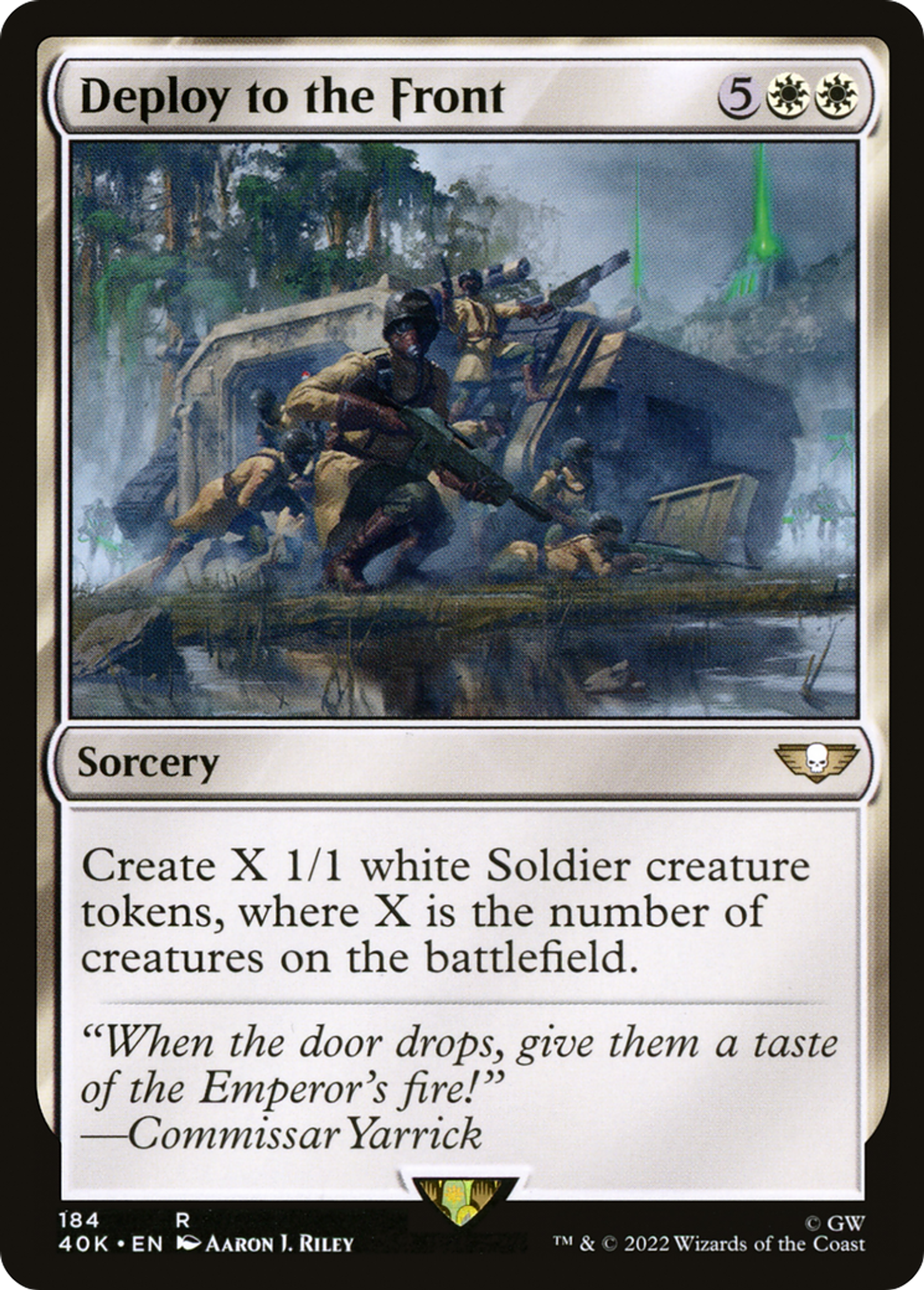 Déploiement au front — Warhammer 40,000 Commander — Magic: The Gathering