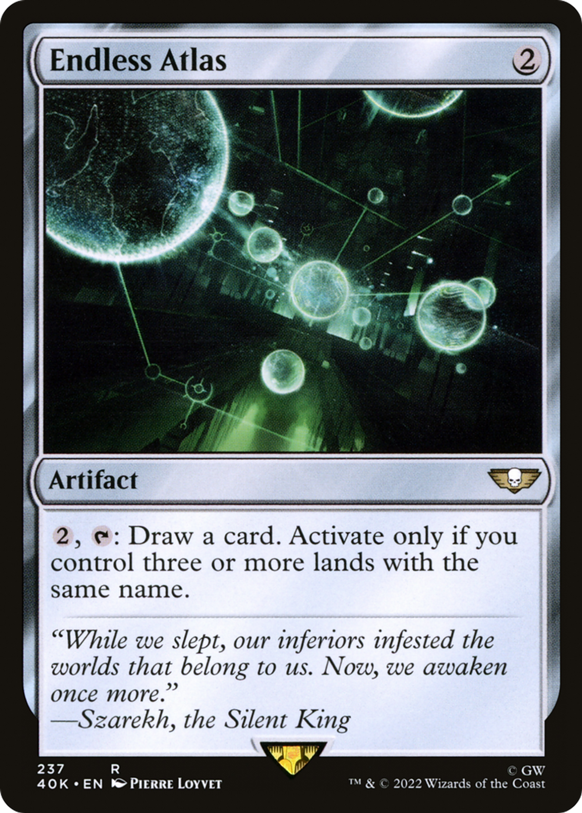 Atlas infini — Warhammer 40,000 Commander — Magic: The Gathering