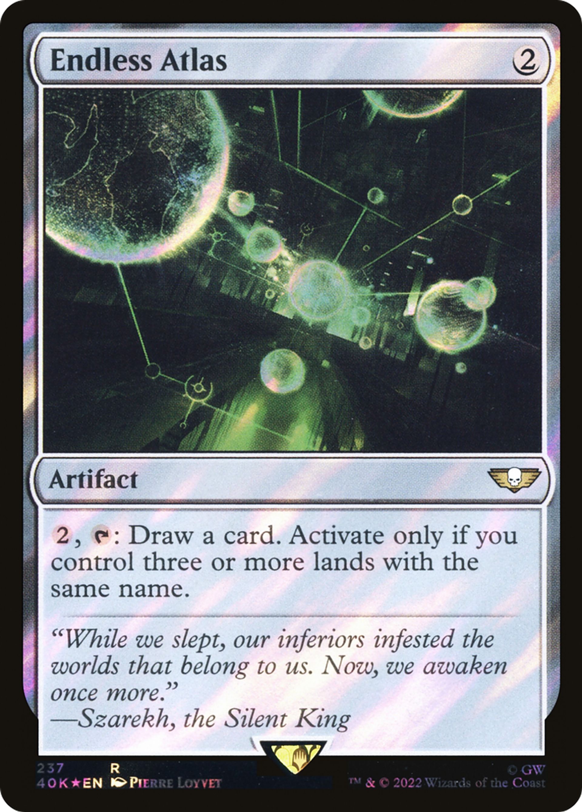 Atlas infini — Warhammer 40,000 Commander — Magic: The Gathering