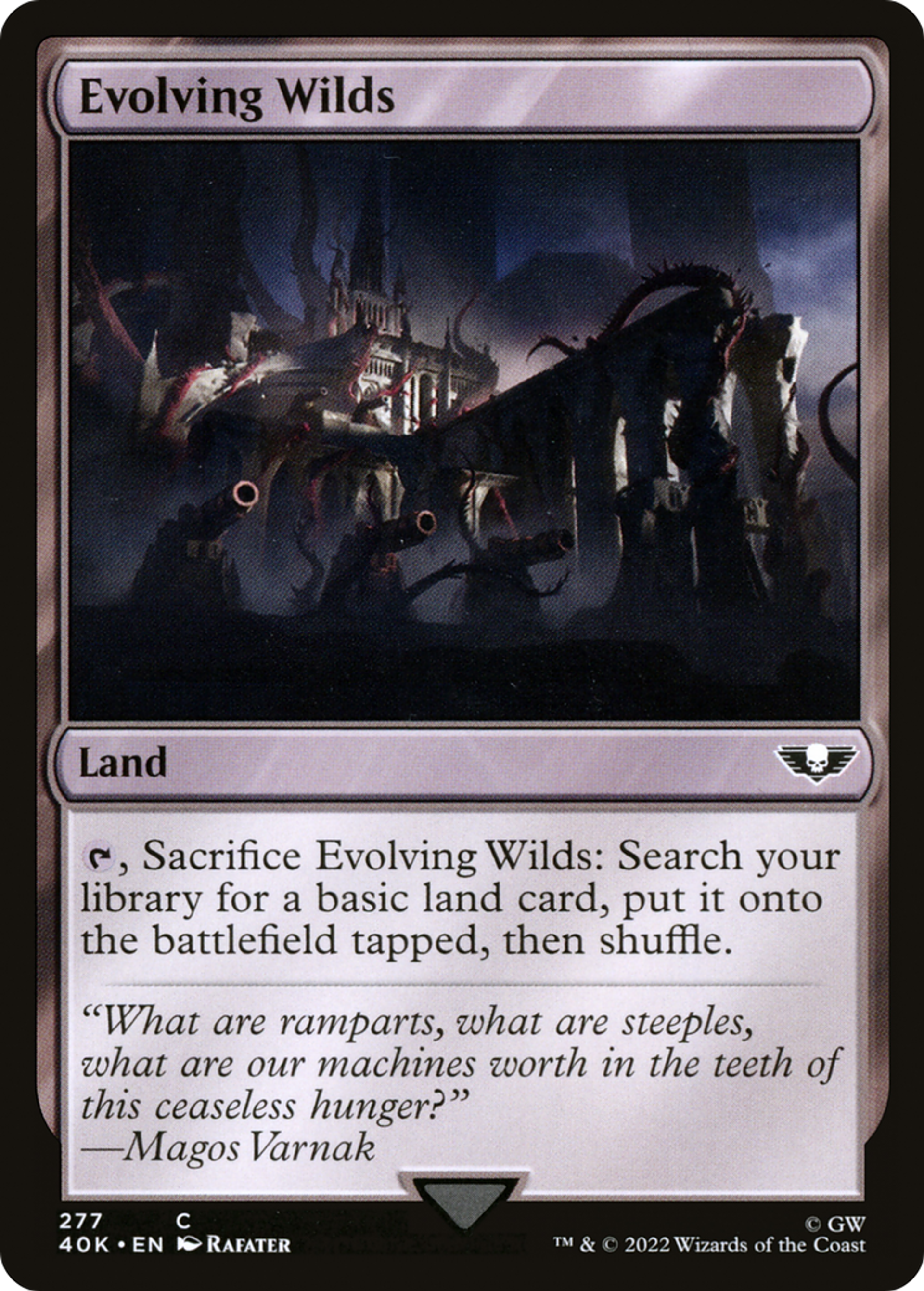 Étendues sauvages en évolution — Warhammer 40,000 Commander — Magic: The Gathering
