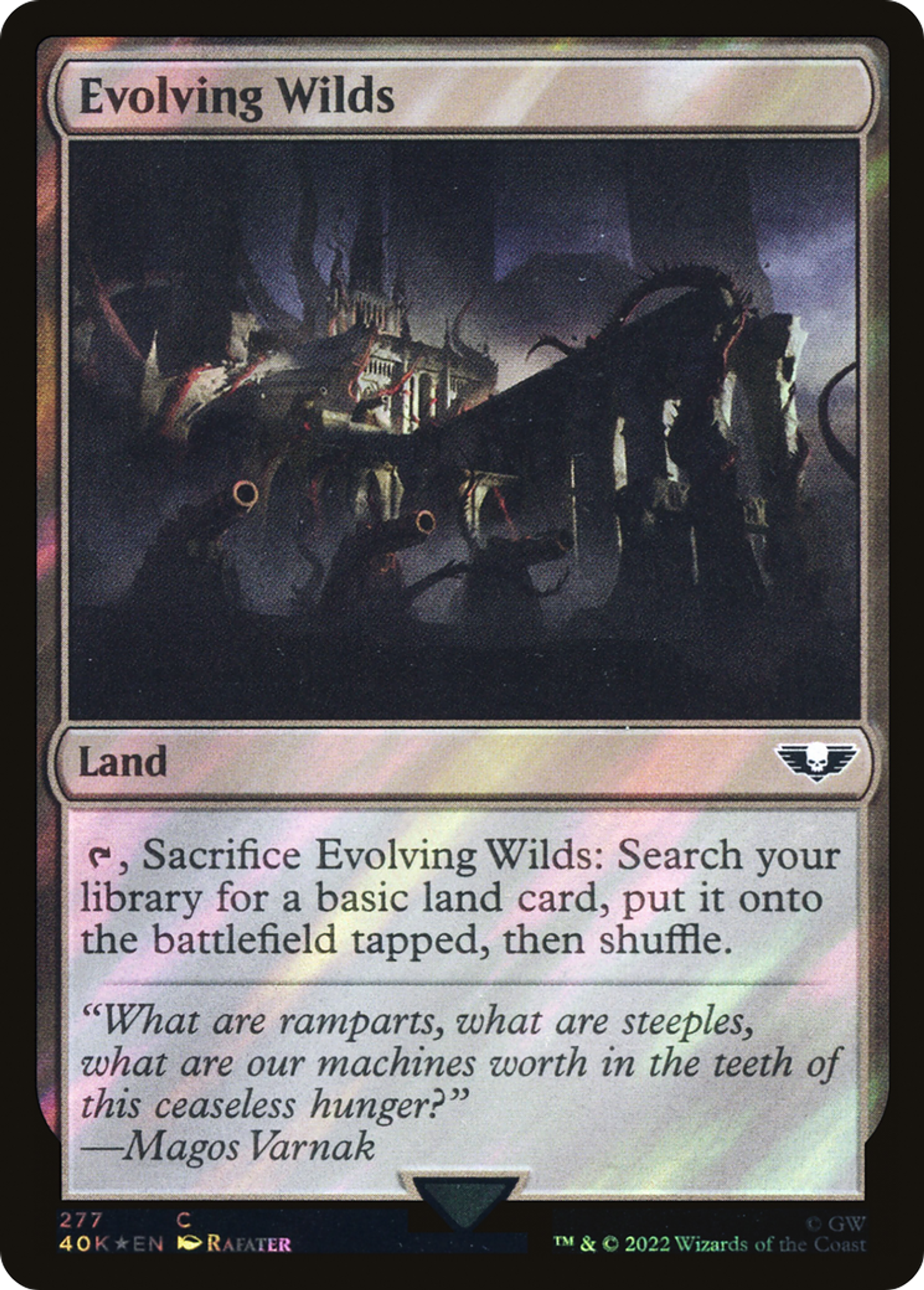 Étendues sauvages en évolution — Warhammer 40,000 Commander — Magic: The Gathering