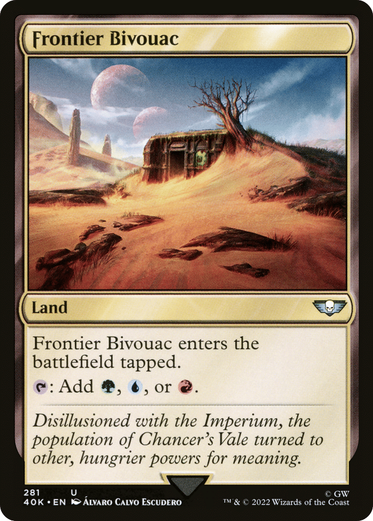 Frontier Bivouac — Warhammer 40,000 Commander — Magic: The Gathering