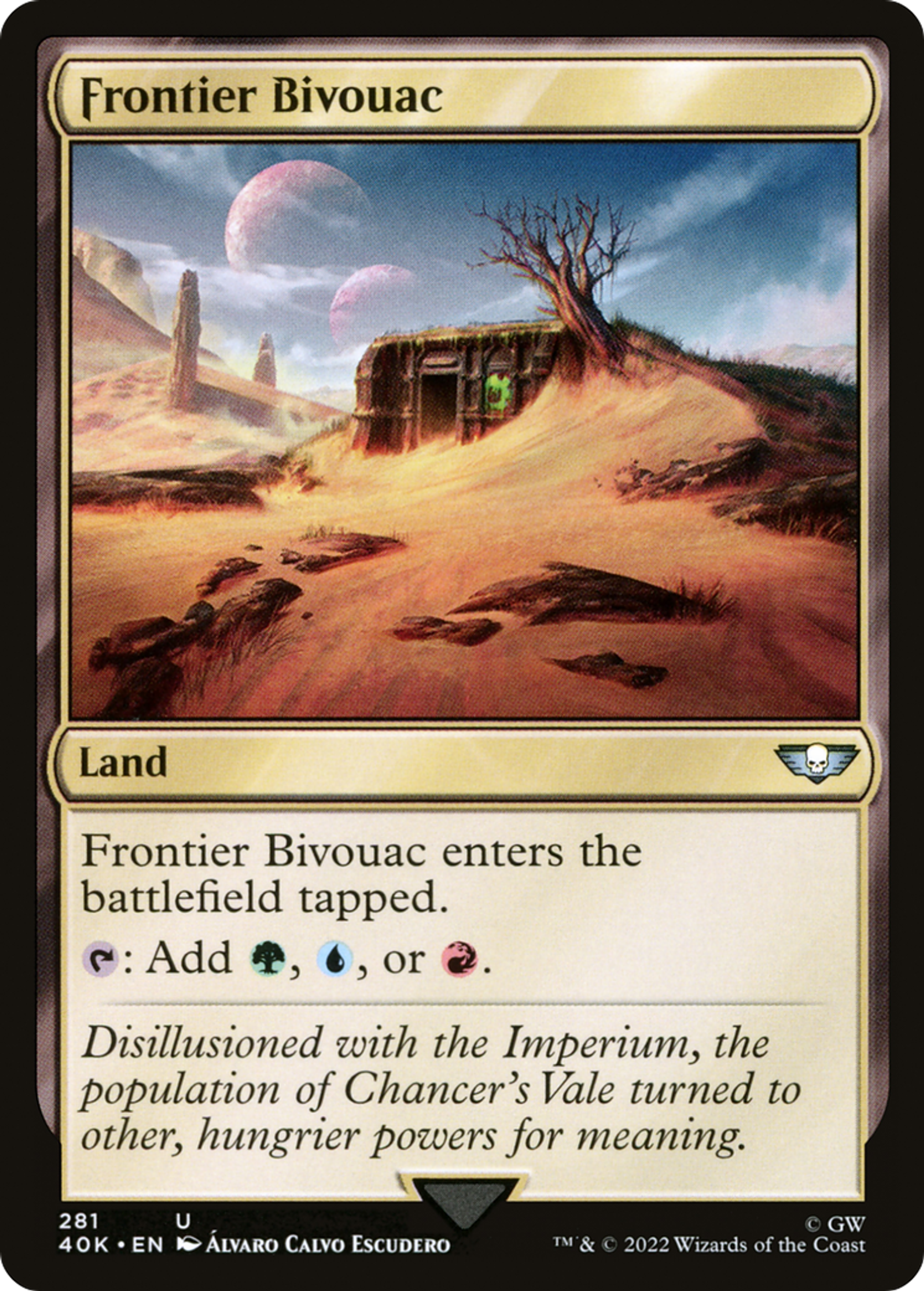 Bivouac de frontière — Warhammer 40,000 Commander — Magic: The Gathering