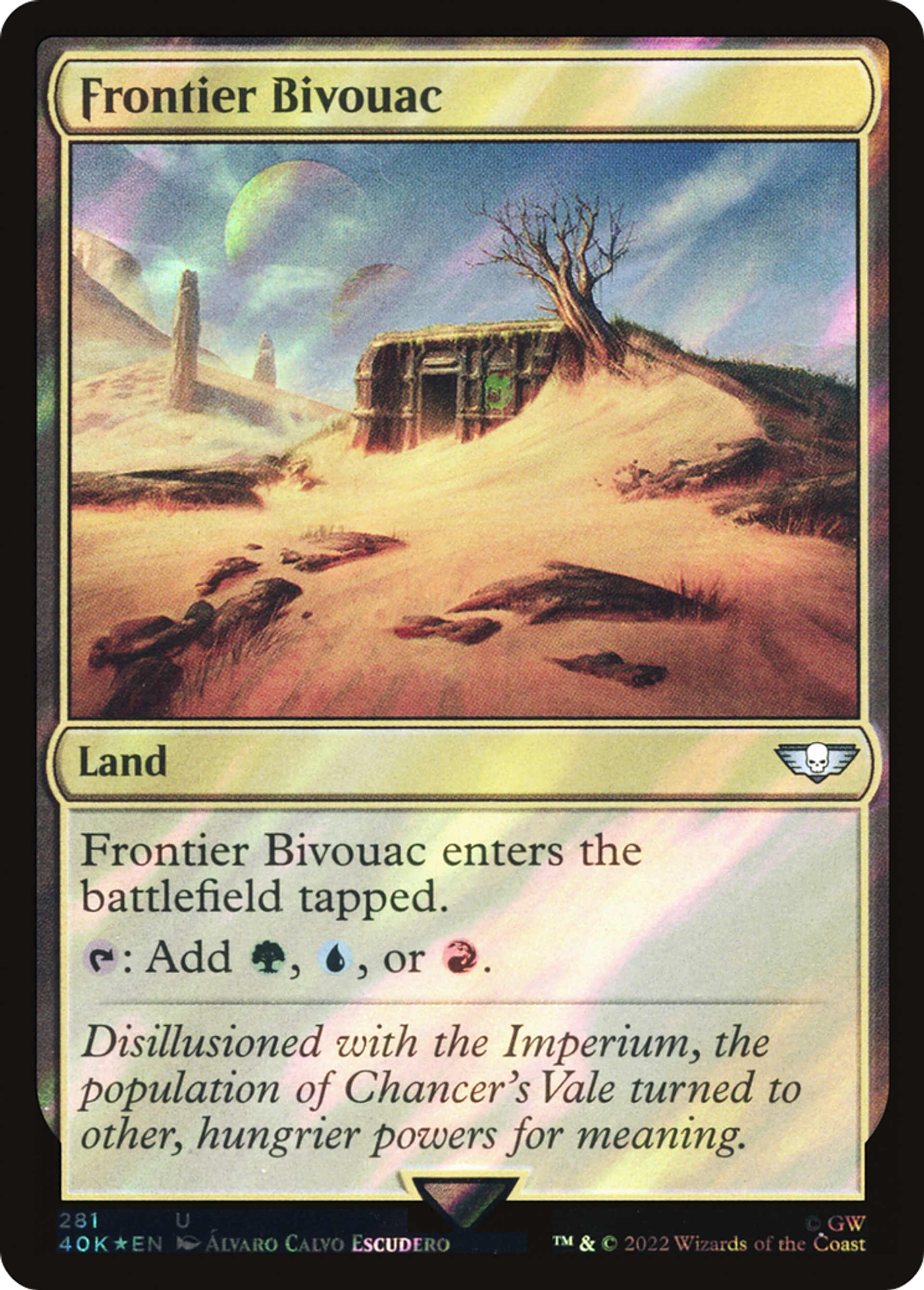 Bivouac de frontière — Warhammer 40,000 Commander — Magic: The Gathering