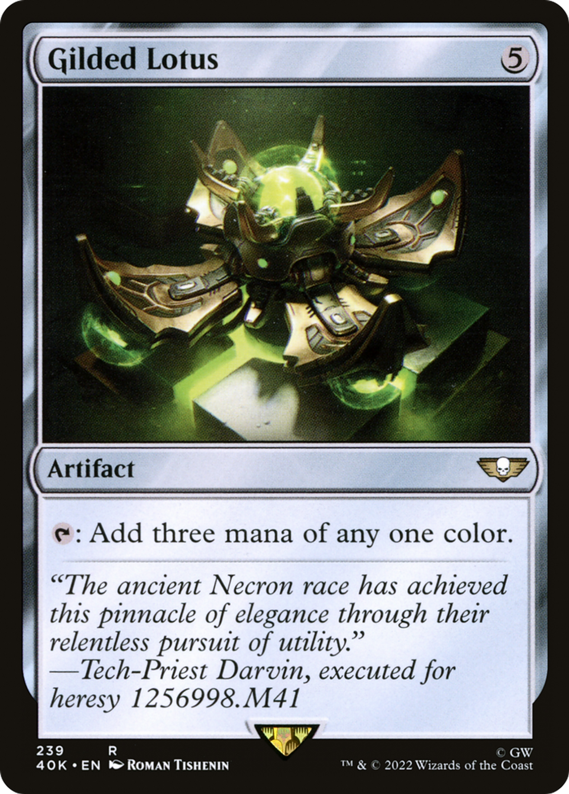 Lotus doré — Warhammer 40,000 Commander — Magic: The Gathering