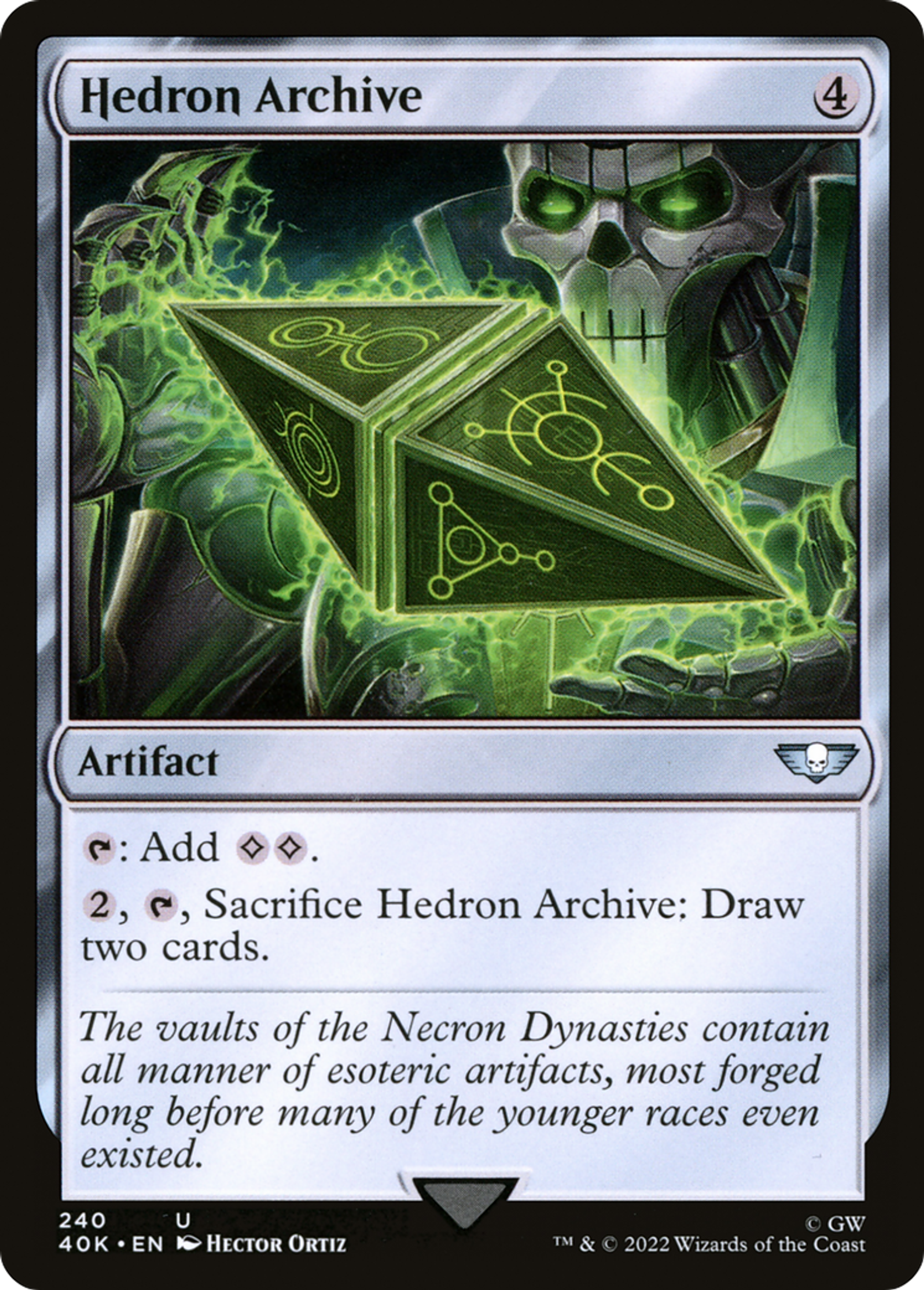 Archive hèdron — Warhammer 40,000 Commander — Magic: The Gathering