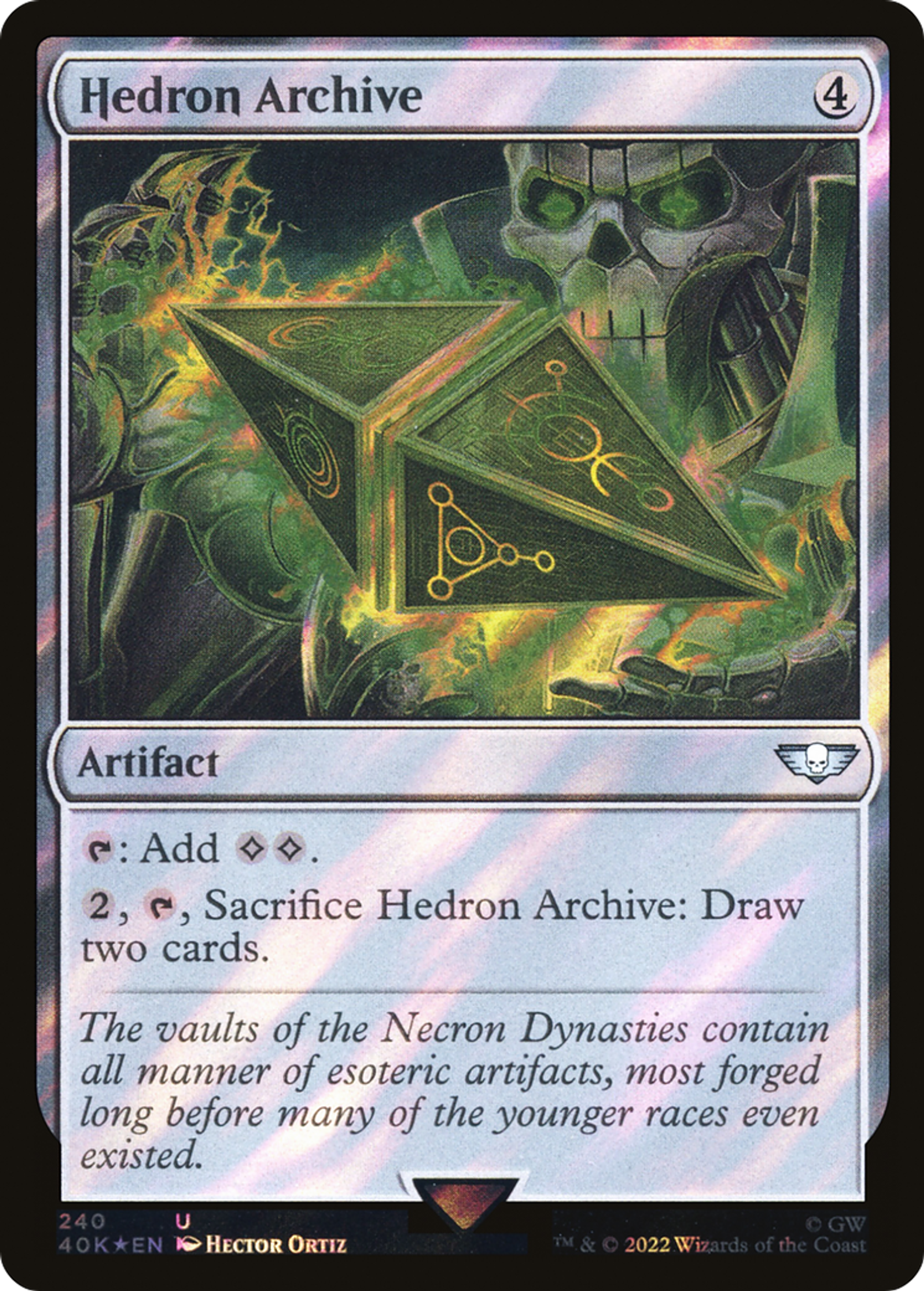 Archive hèdron — Warhammer 40,000 Commander — Magic: The Gathering