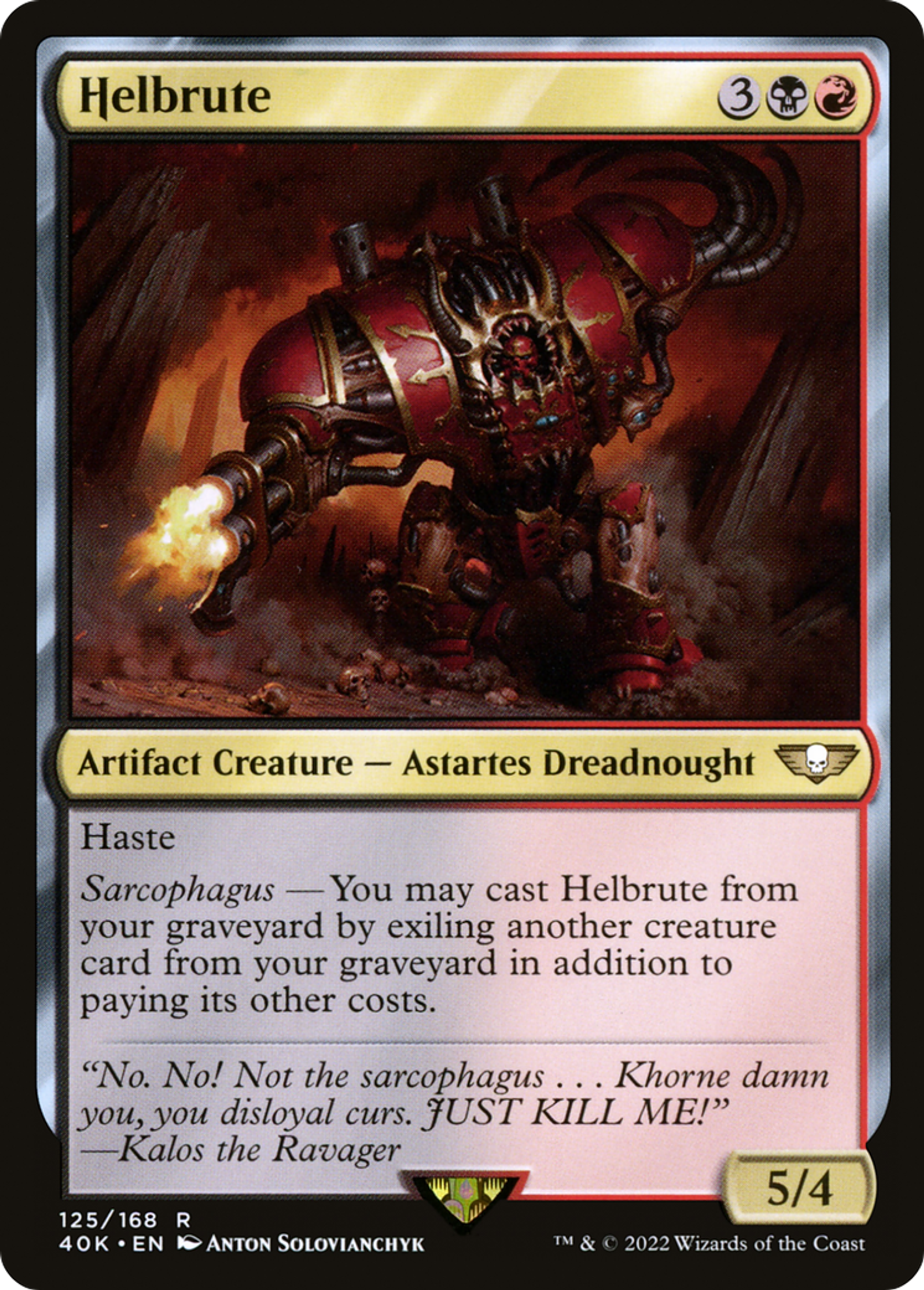 Helbrute — Warhammer 40,000 Commander — Magic: The Gathering