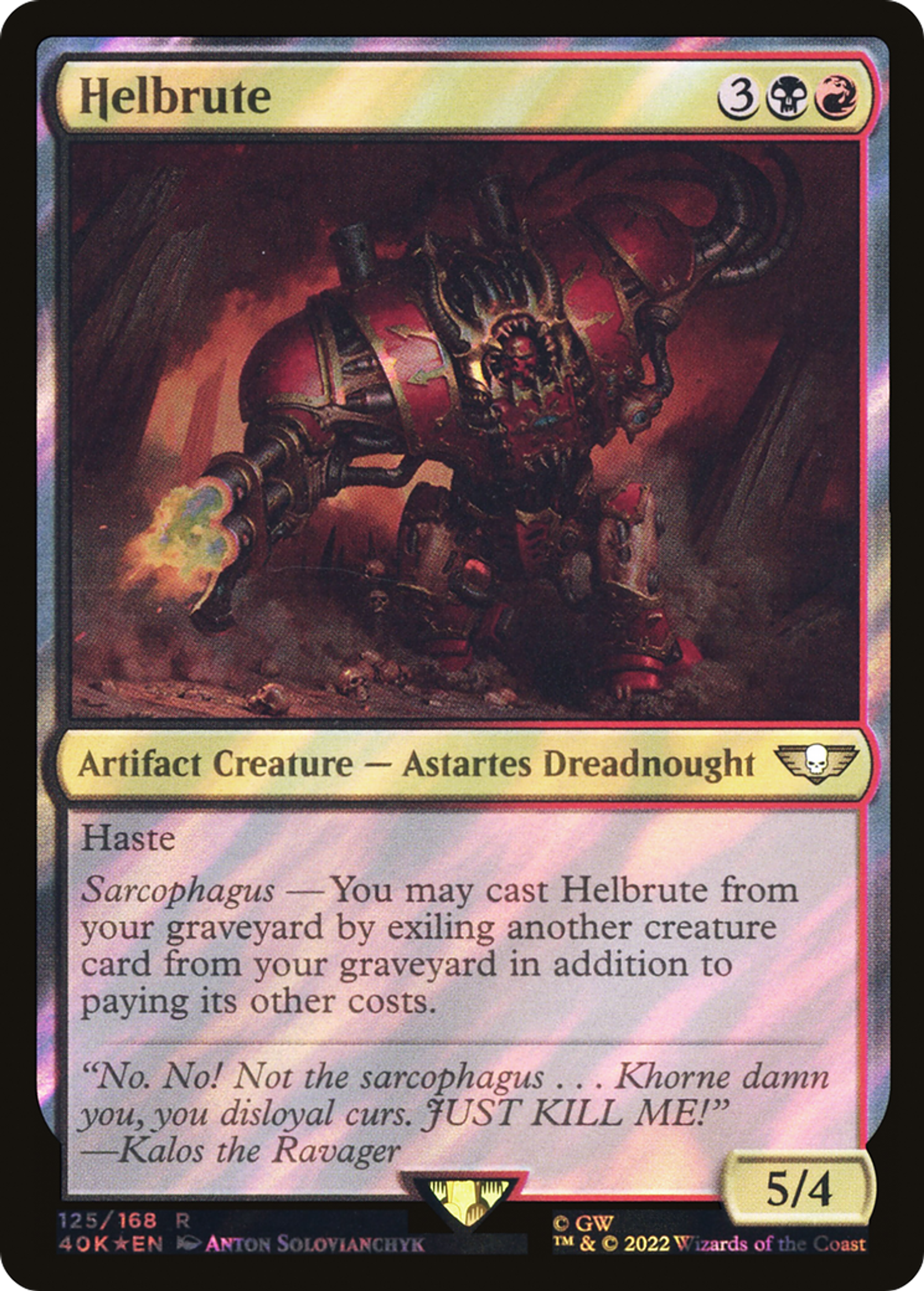Helbrute — Warhammer 40,000 Commander — Magic: The Gathering