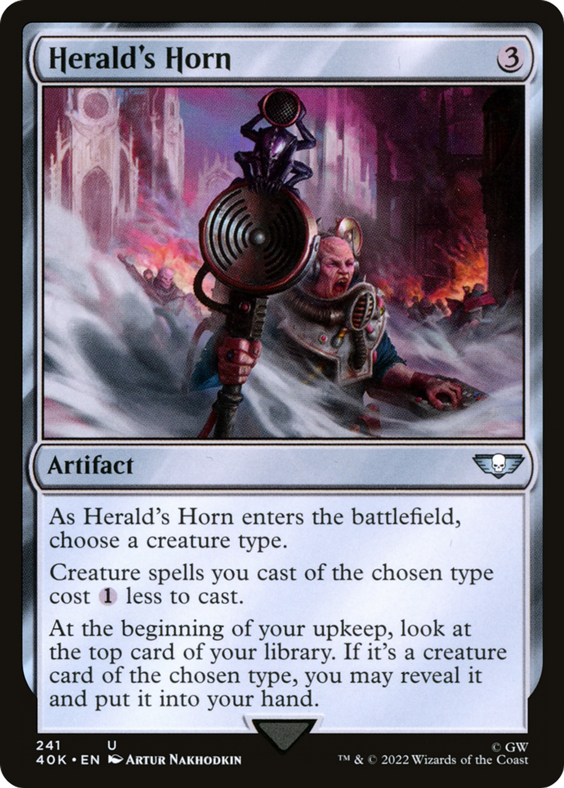 Cor du héraut — Warhammer 40,000 Commander — Magic: The Gathering