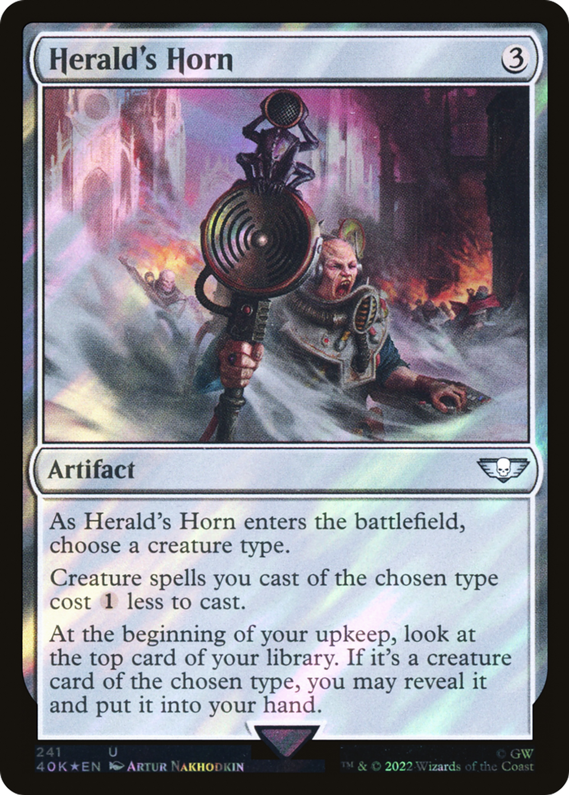 Cor du héraut — Warhammer 40,000 Commander — Magic: The Gathering