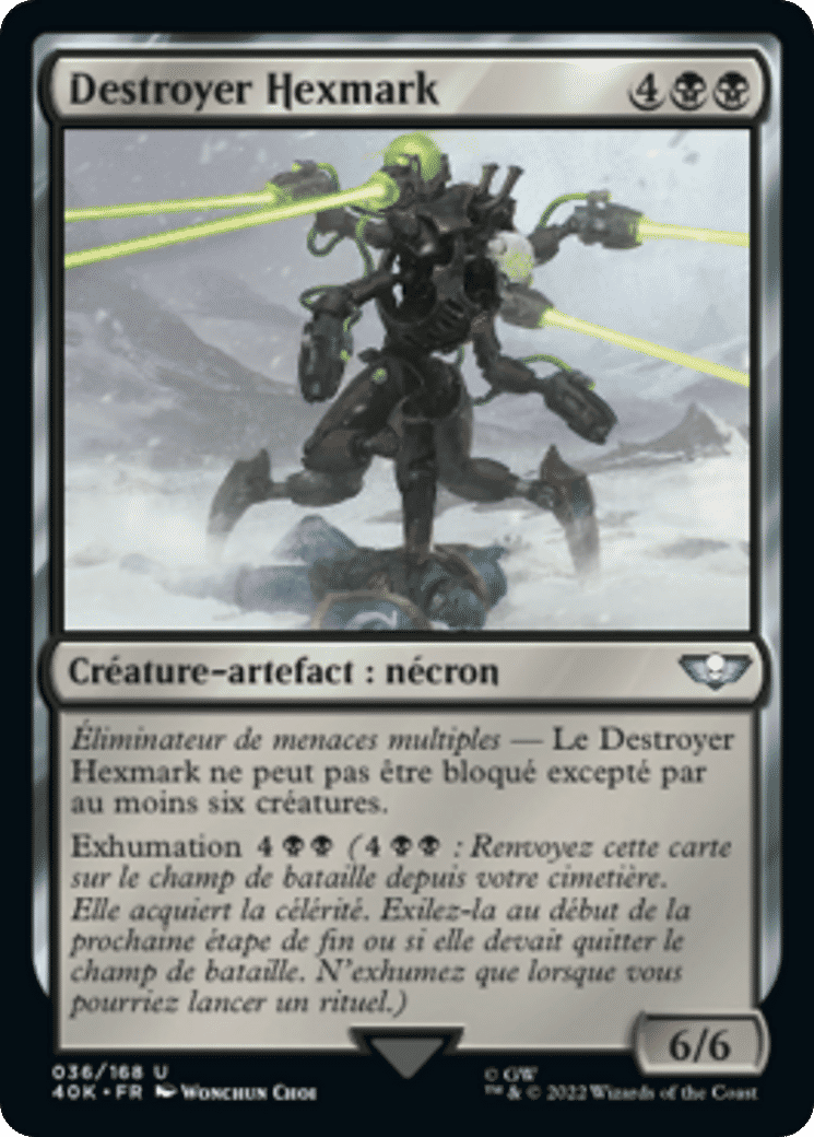 Destroyer Hexmark — Warhammer 40,000 Commander — Magic: The Gathering