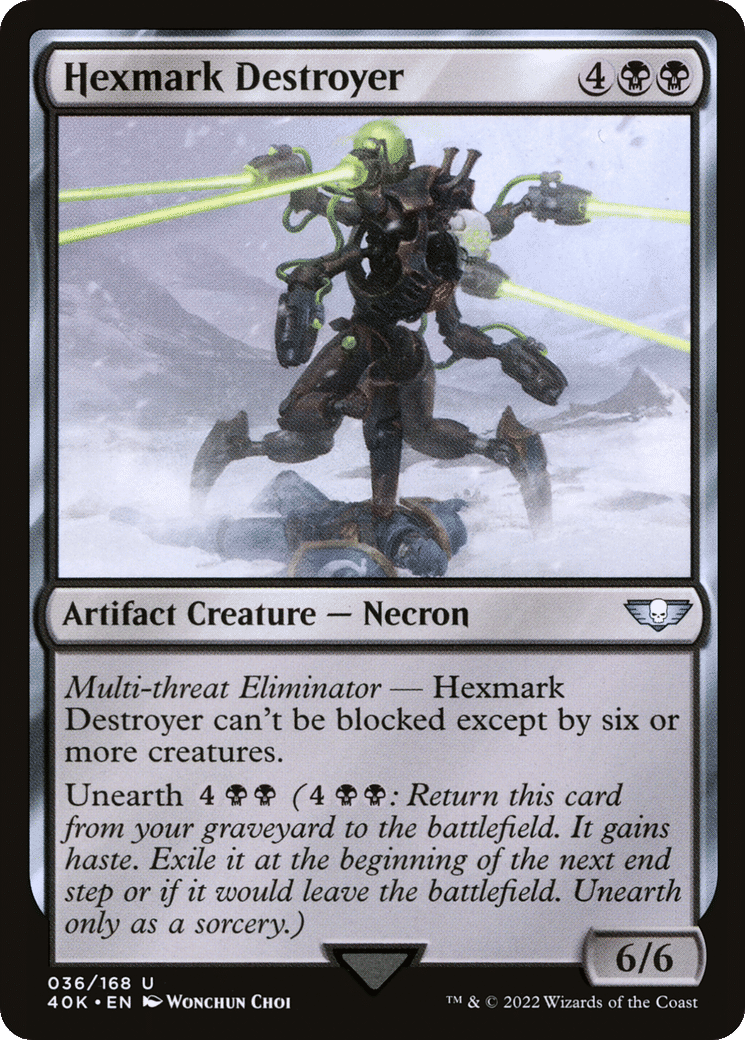 Hexmark Destroyer — Warhammer 40,000 Commander — Magic: The Gathering