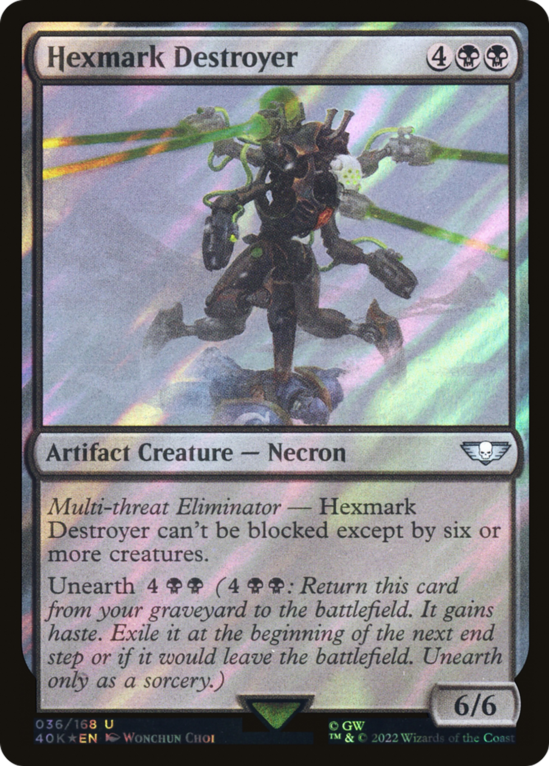 Hexmark Destroyer — Warhammer 40,000 Commander — Magic: The Gathering