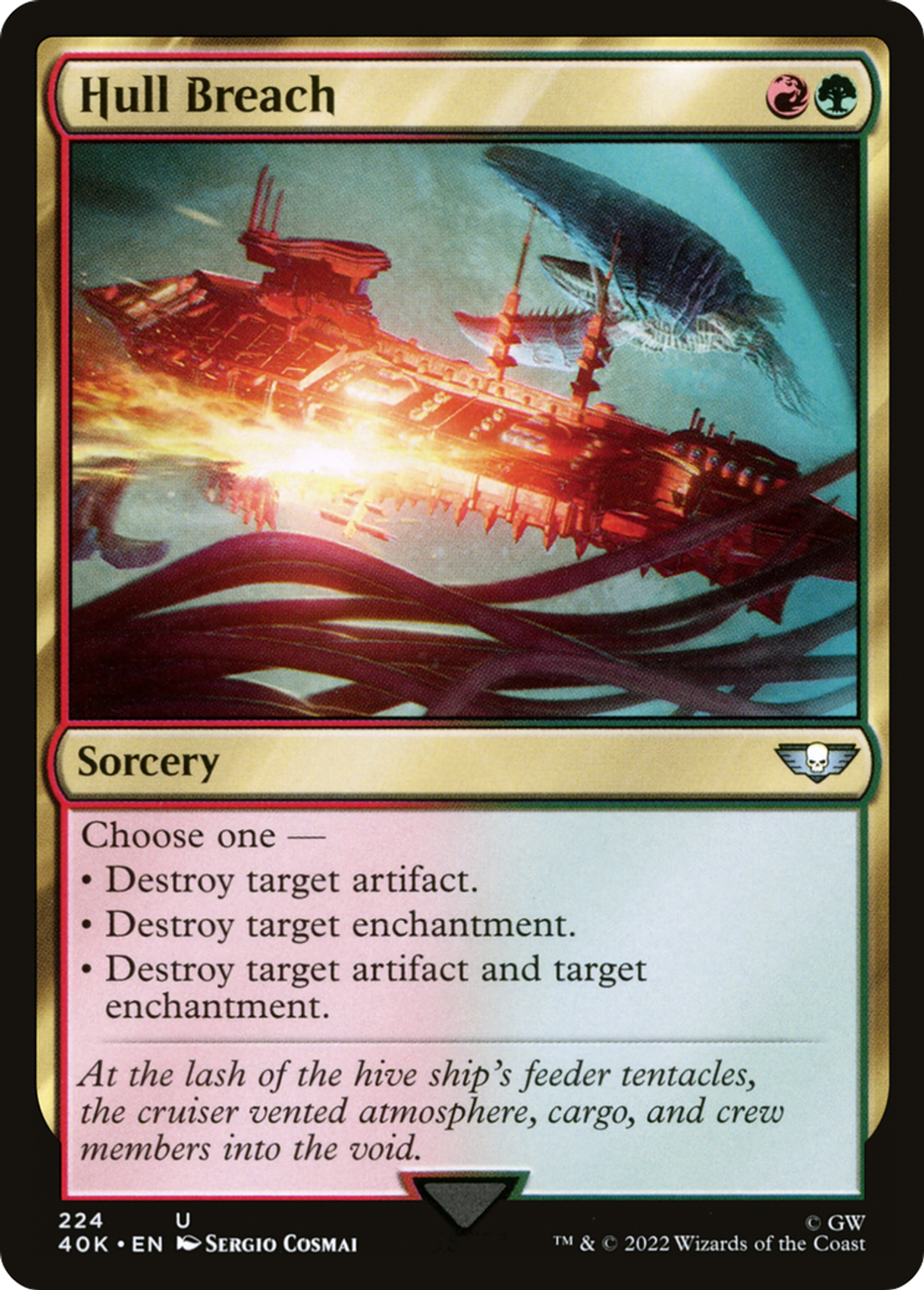 Trou dans la coque — Warhammer 40,000 Commander — Magic: The Gathering