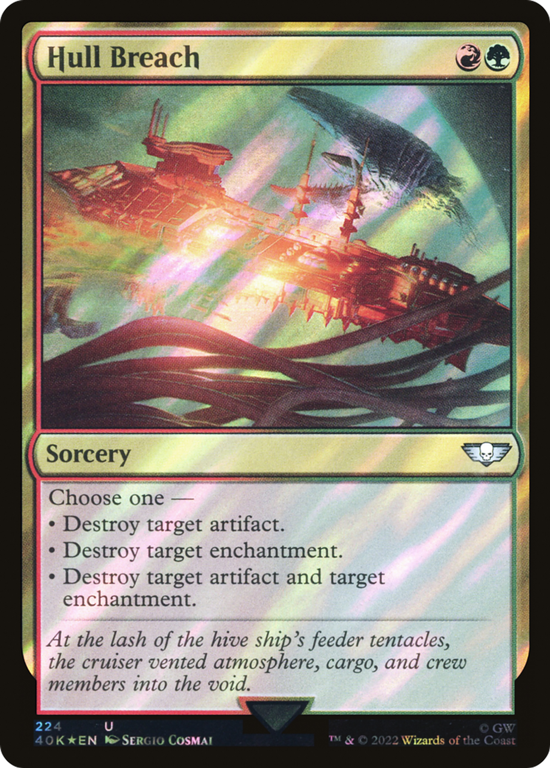 Trou dans la coque — Warhammer 40,000 Commander — Magic: The Gathering