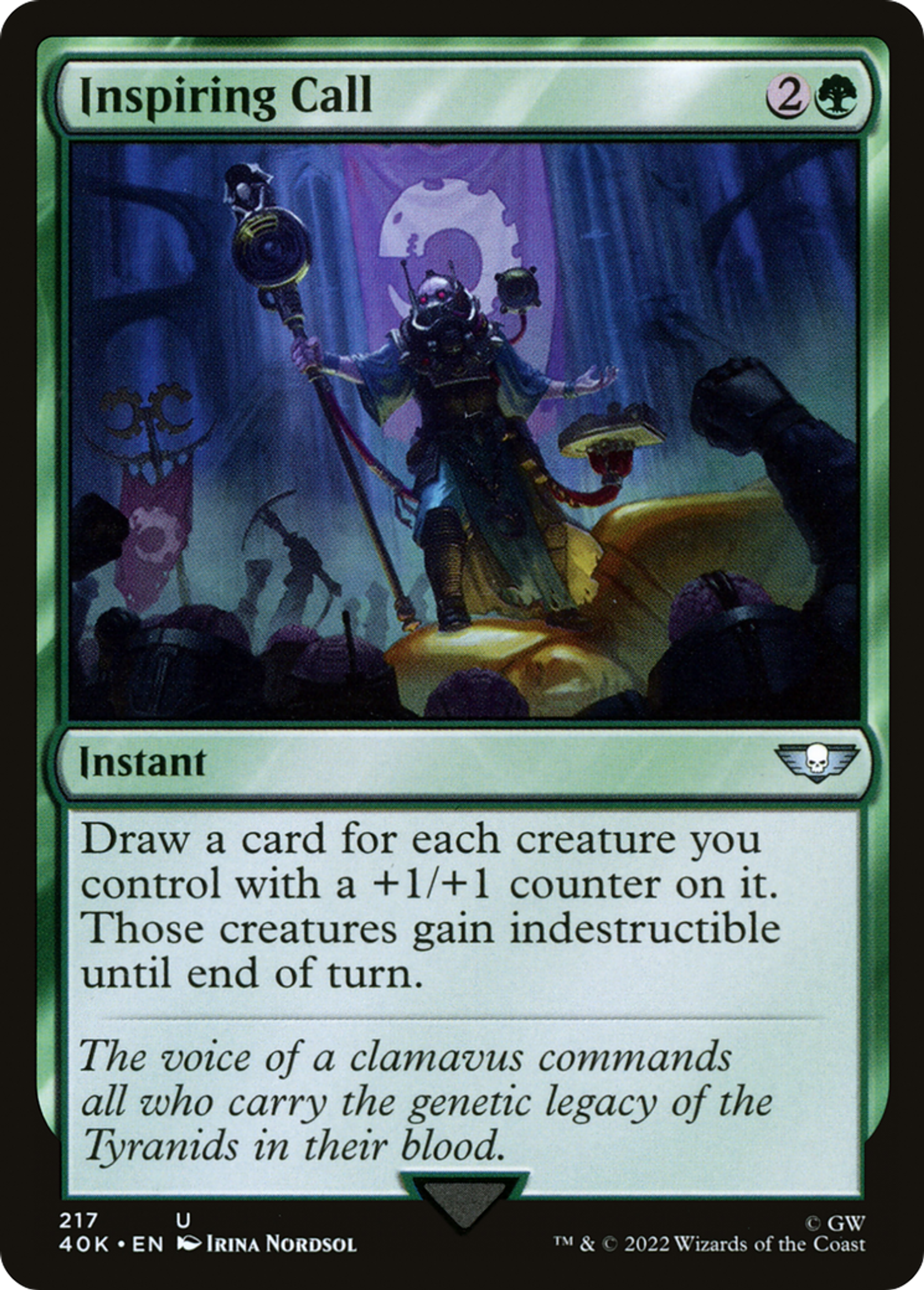 Appel inspirateur — Warhammer 40,000 Commander — Magic: The Gathering