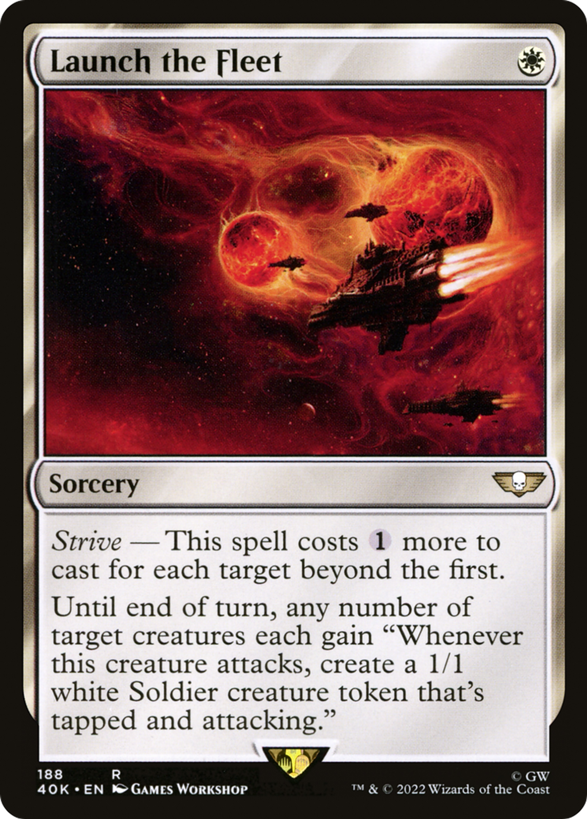 Launch the Fleet — Warhammer 40,000 Commander — Magic: The Gathering