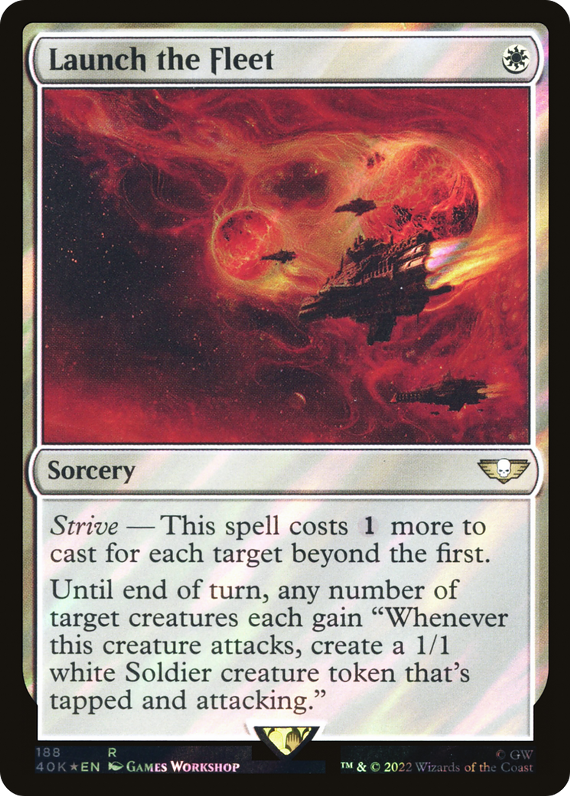 Launch the Fleet — Warhammer 40,000 Commander — Magic: The Gathering