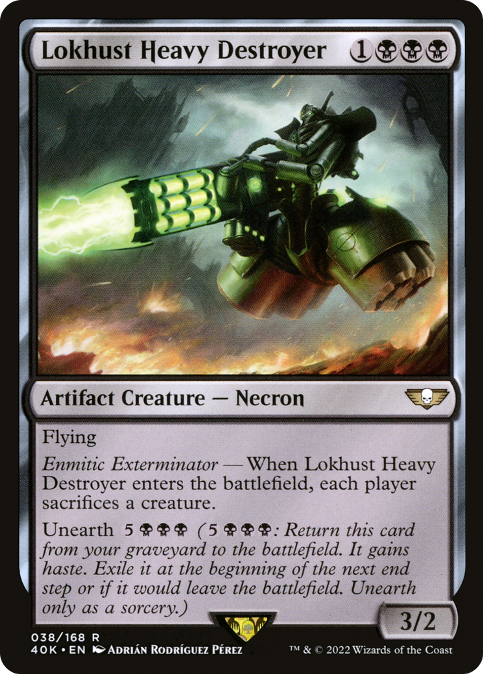 Lokhust Heavy Destroyer — Warhammer 40,000 Commander — Magic: The Gathering