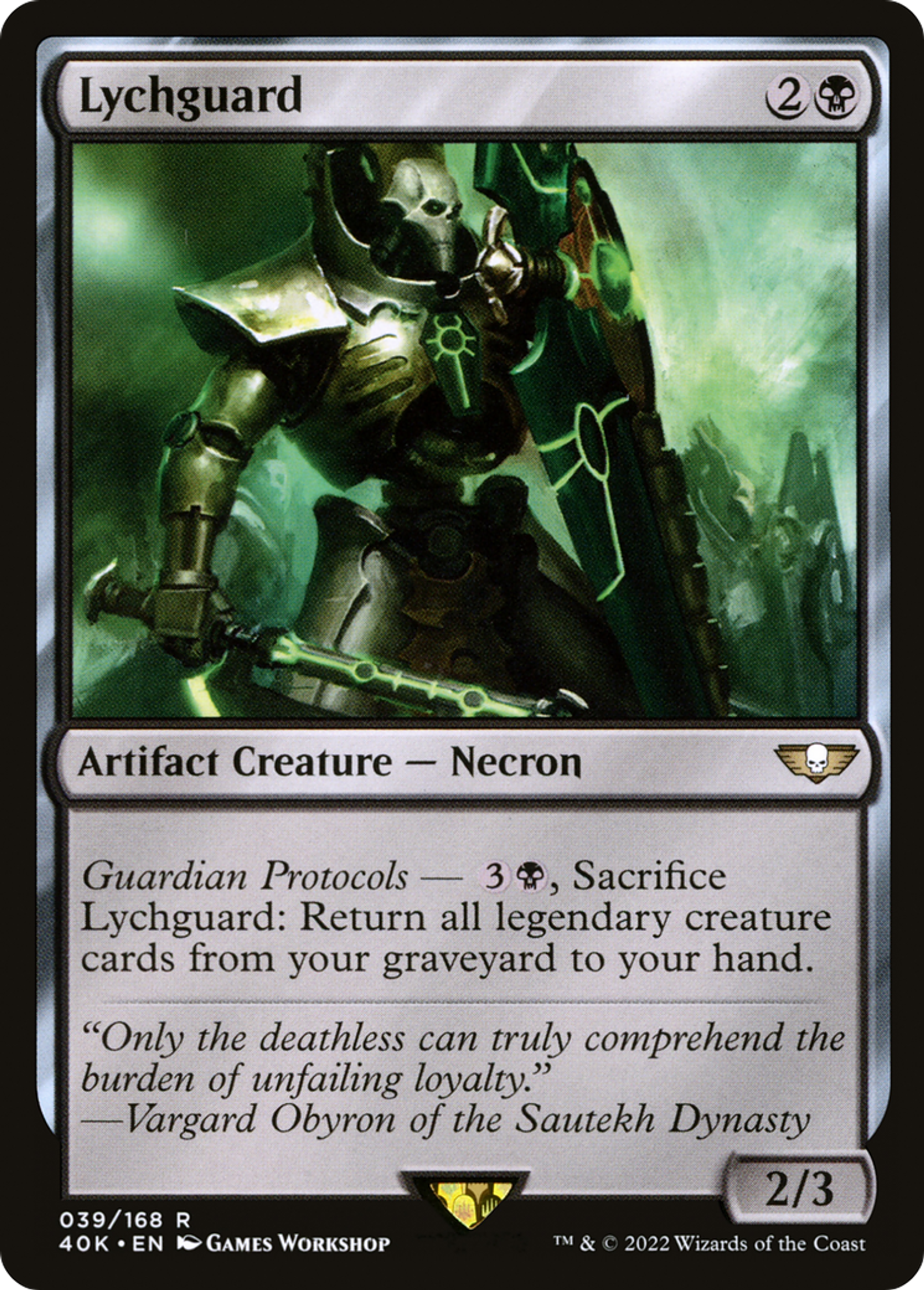 Lychguard — Warhammer 40,000 Commander — Magic: The Gathering