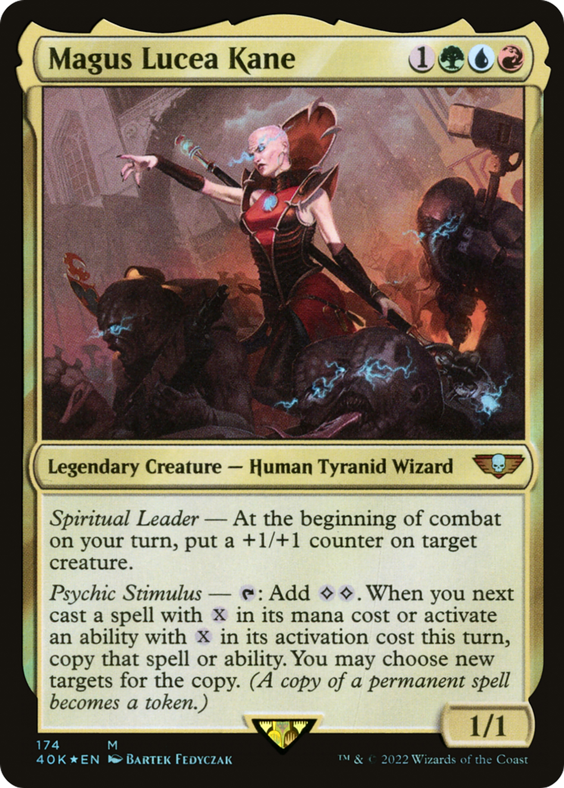 Magus Lucea Kane — Warhammer 40,000 Commander — Magic: The Gathering