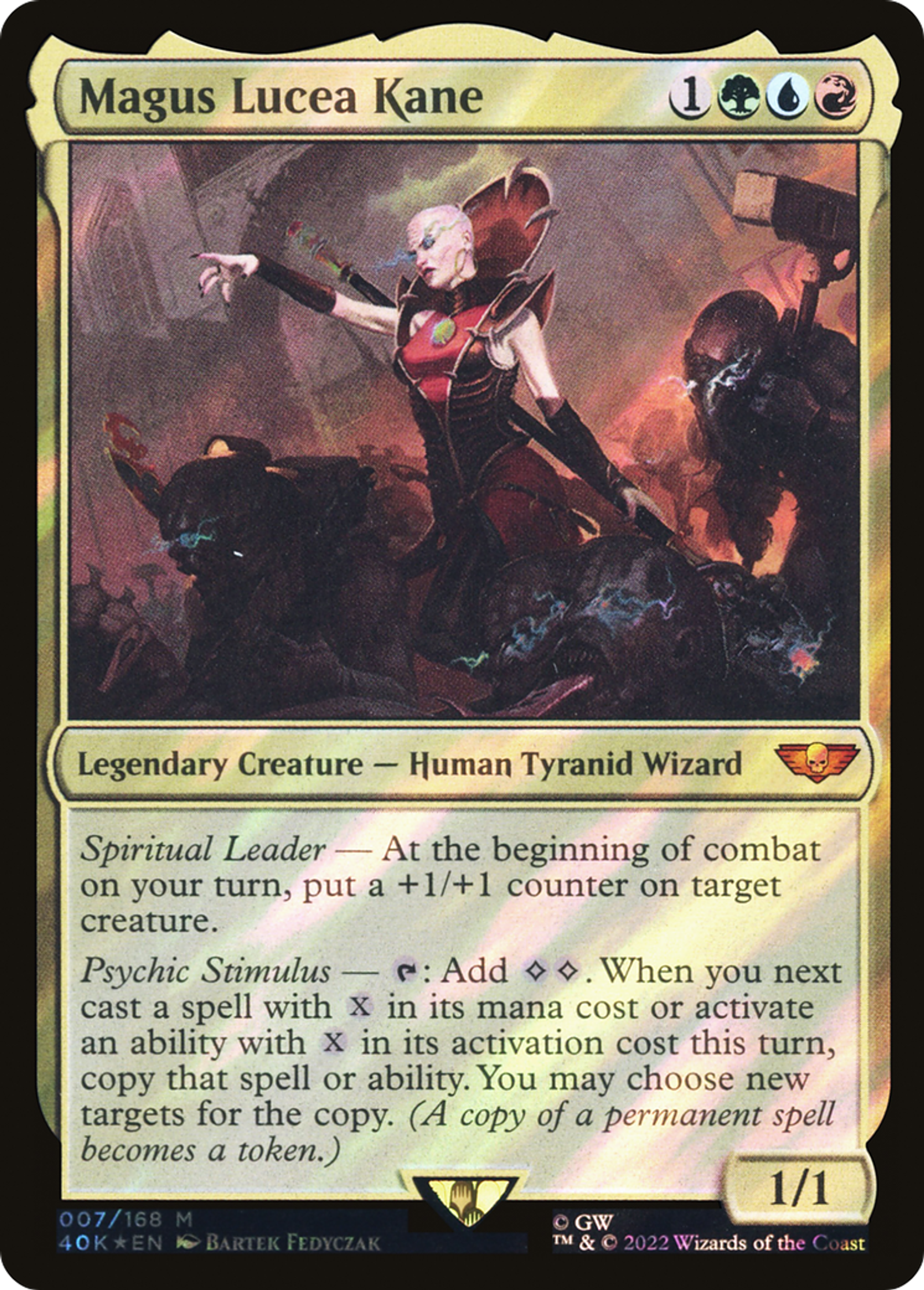 Magus Lucea Kane — Warhammer 40,000 Commander — Magic: The Gathering