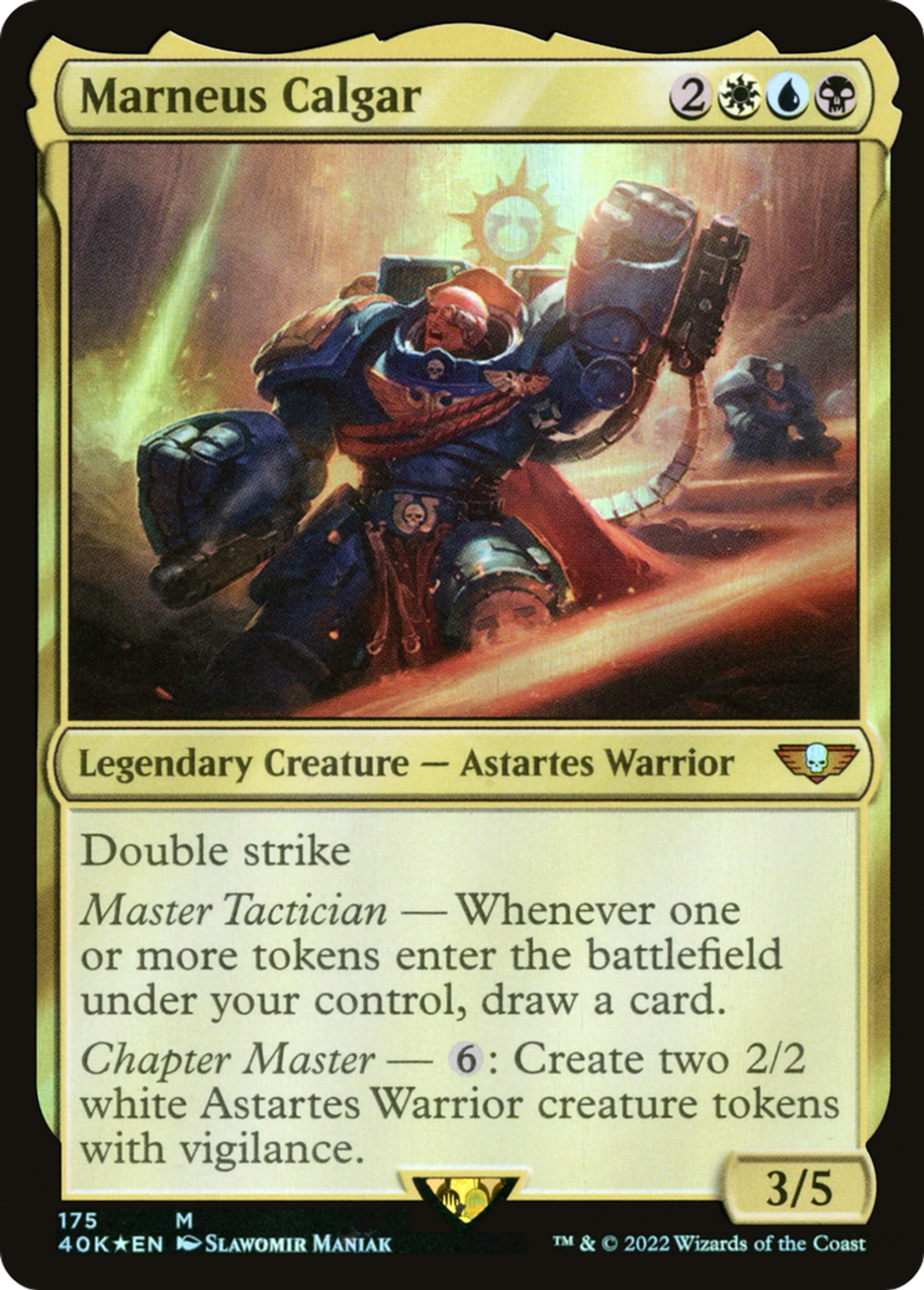 Marneus Calgar — Warhammer 40,000 Commander — Magic: The Gathering