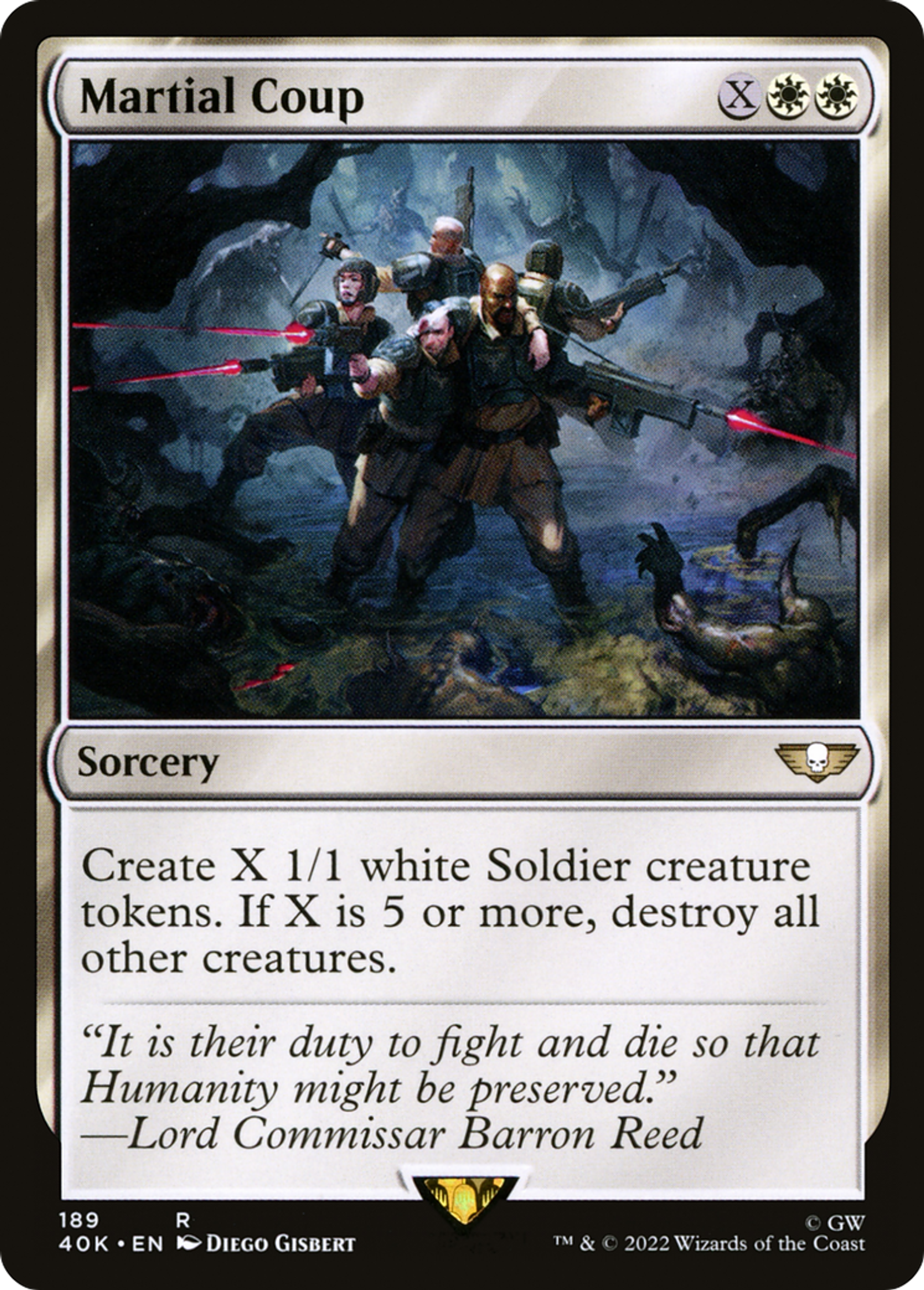 Martial Coup — Warhammer 40,000 Commander — Magic: The Gathering