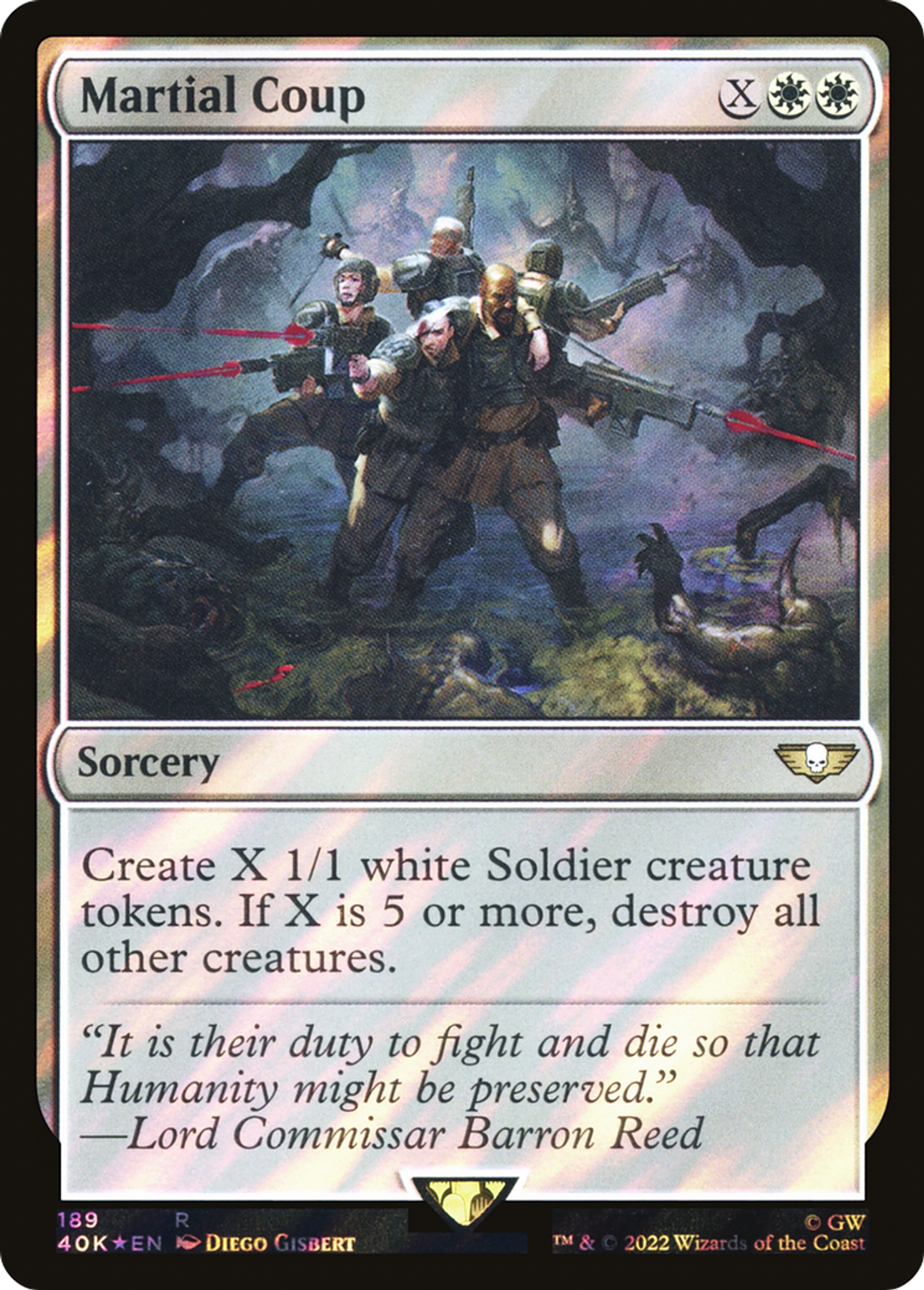 Martial Coup — Warhammer 40,000 Commander — Magic: The Gathering