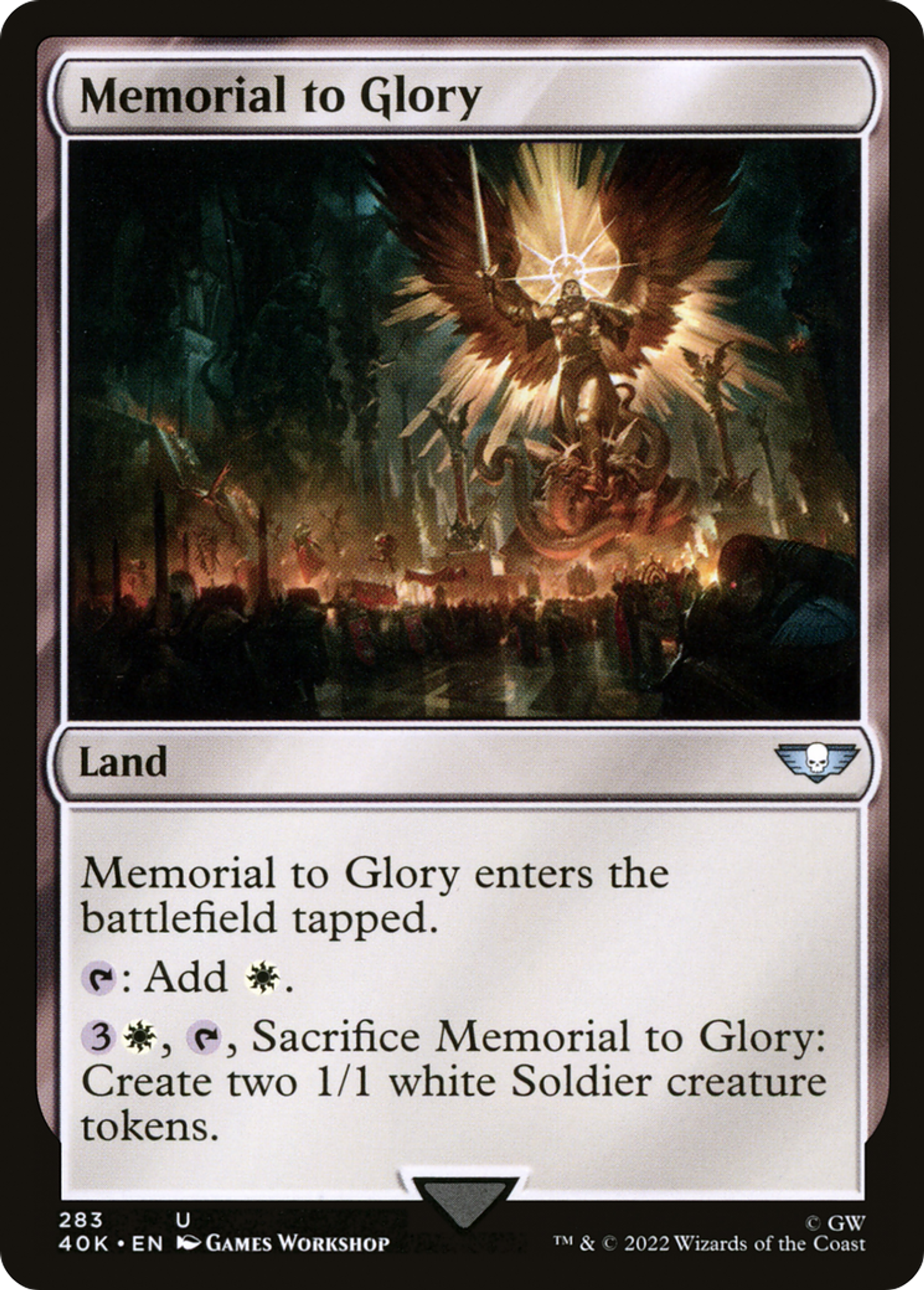 Mémorial à la gloire — Warhammer 40,000 Commander — Magic: The Gathering