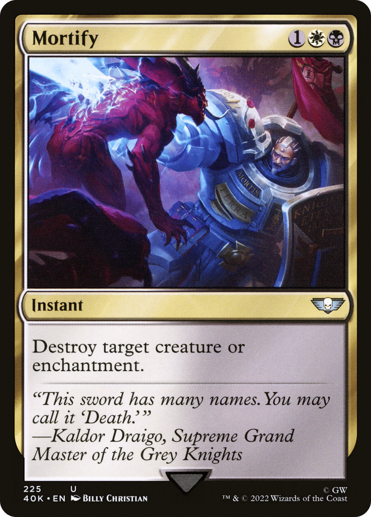 Mortify — Warhammer 40,000 Commander — Magic: The Gathering