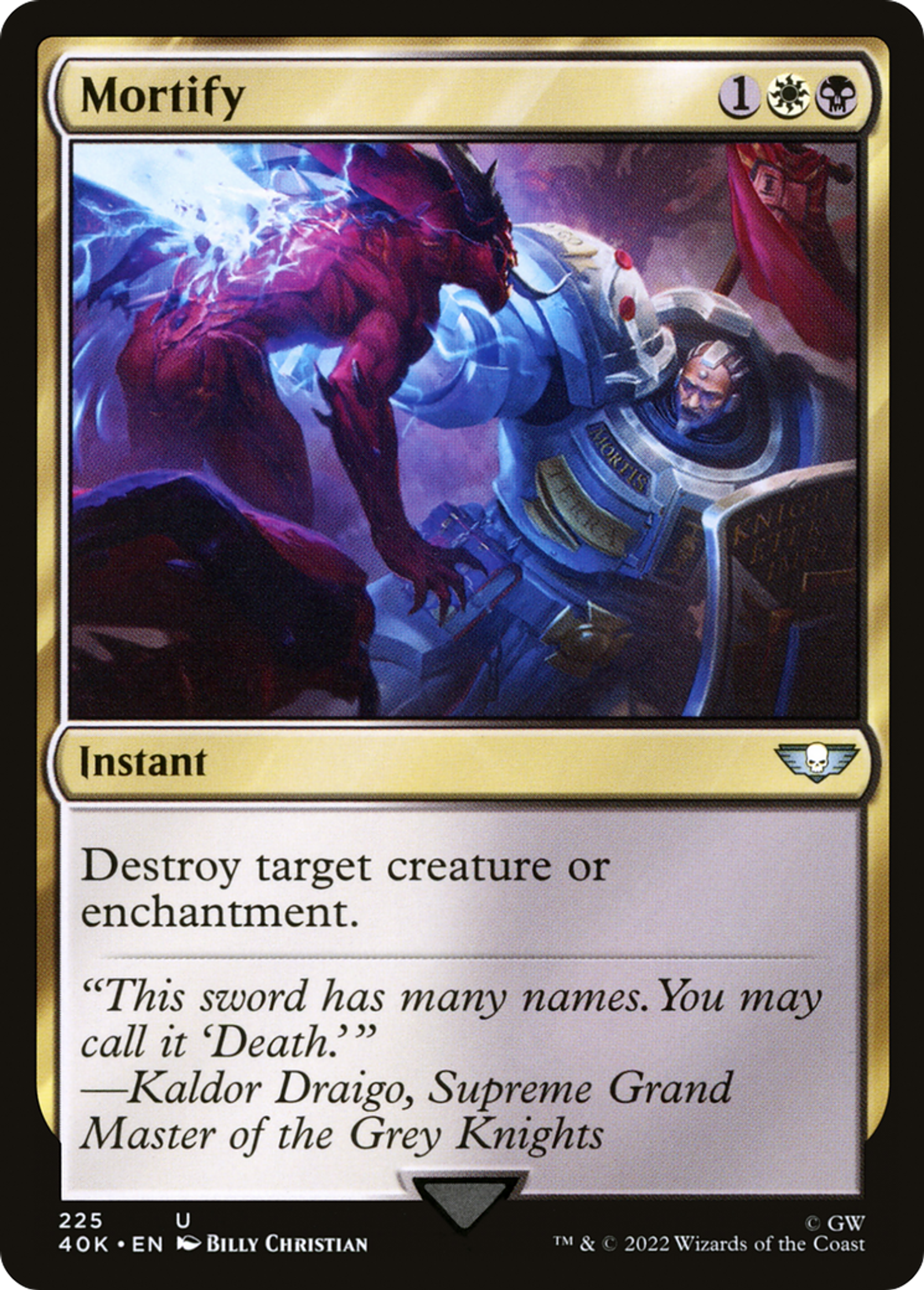 Mortification — Warhammer 40,000 Commander — Magic: The Gathering